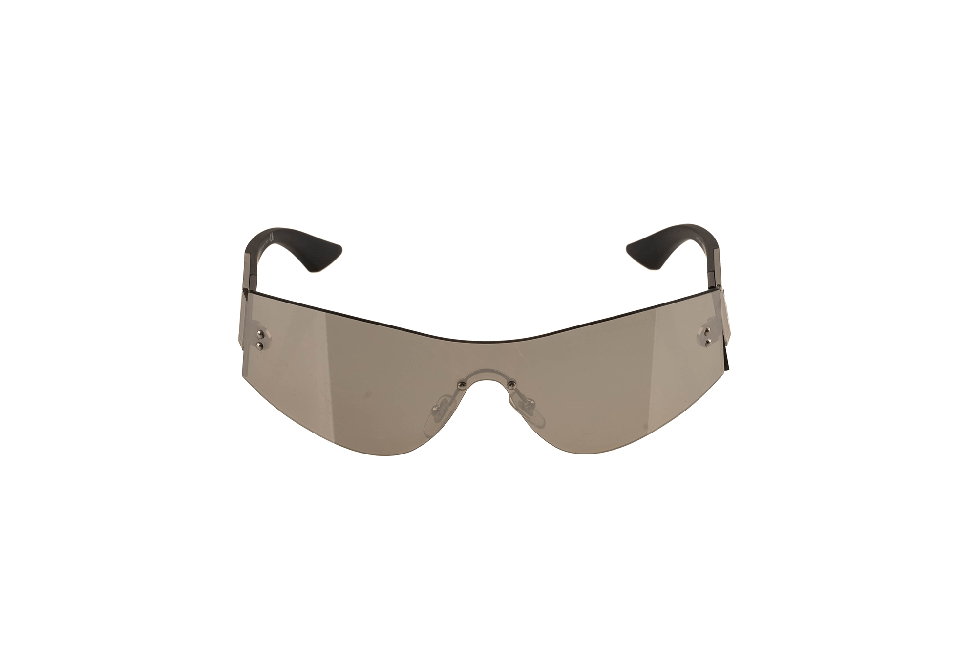 Versace Mirrored Shield Sunglasses VE 2241 10006G Size ONE SIZE - 3 Thumbnail
