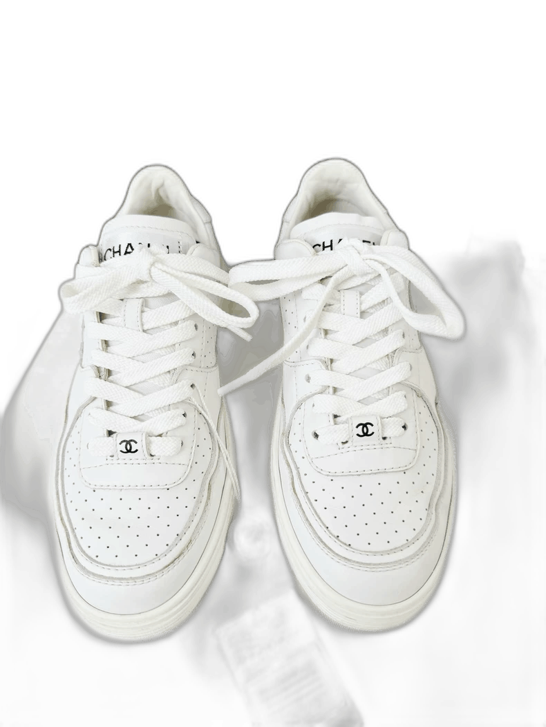 Chanel Chanel White Sneakers Size 35 Limited Edition Size US 5 / IT 35 - 1 Thumbnail
