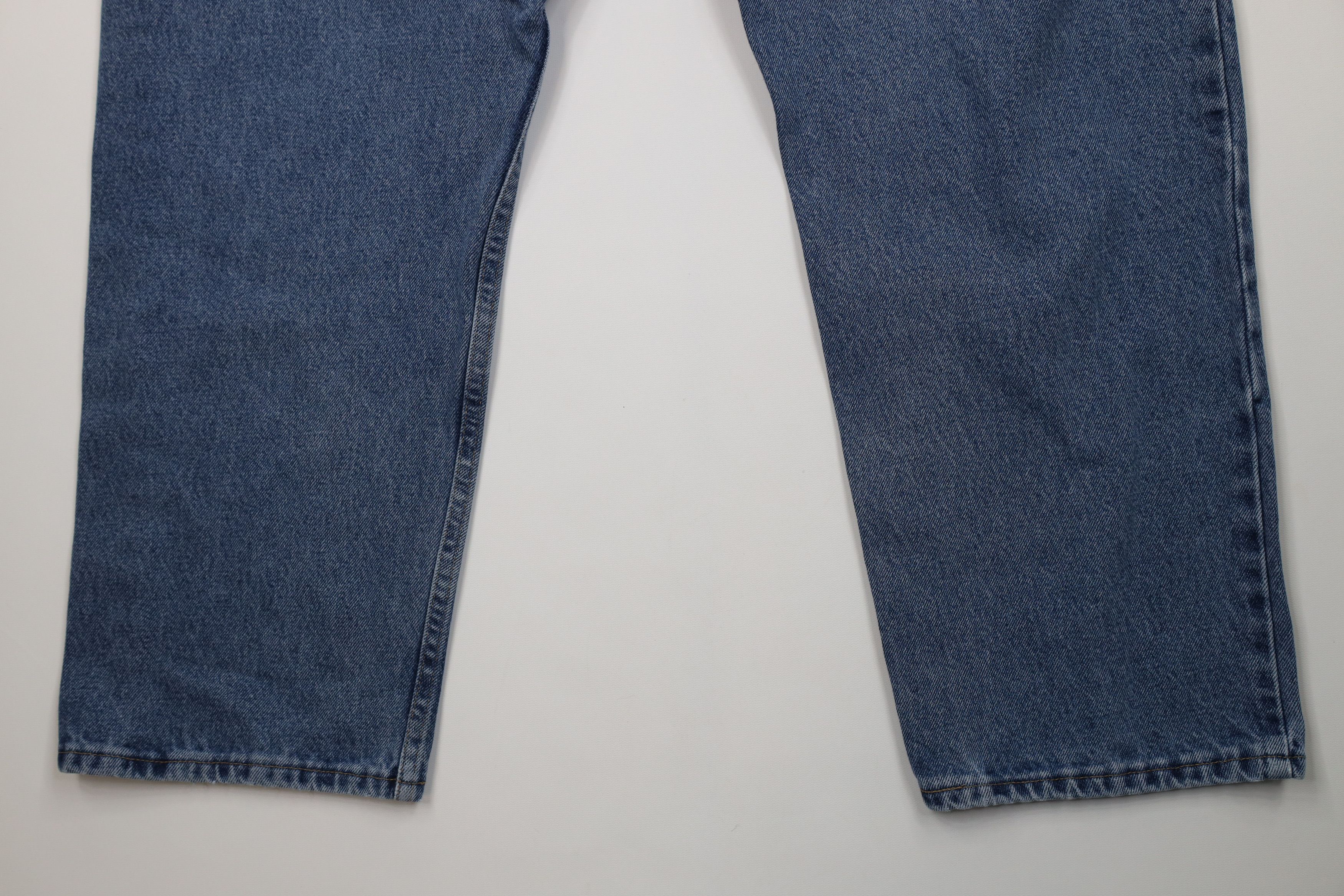 Wrangler Vintage Y2K Wrangler Wide Leg Denim Jeans Blue Cotton Size US 40 / EU 56 - 12 Thumbnail