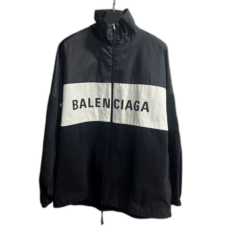 Balenciaga Balenciaga Black Logo Print Jacket-2506 Size US S / EU 44-46 / 1 - 1 Thumbnail