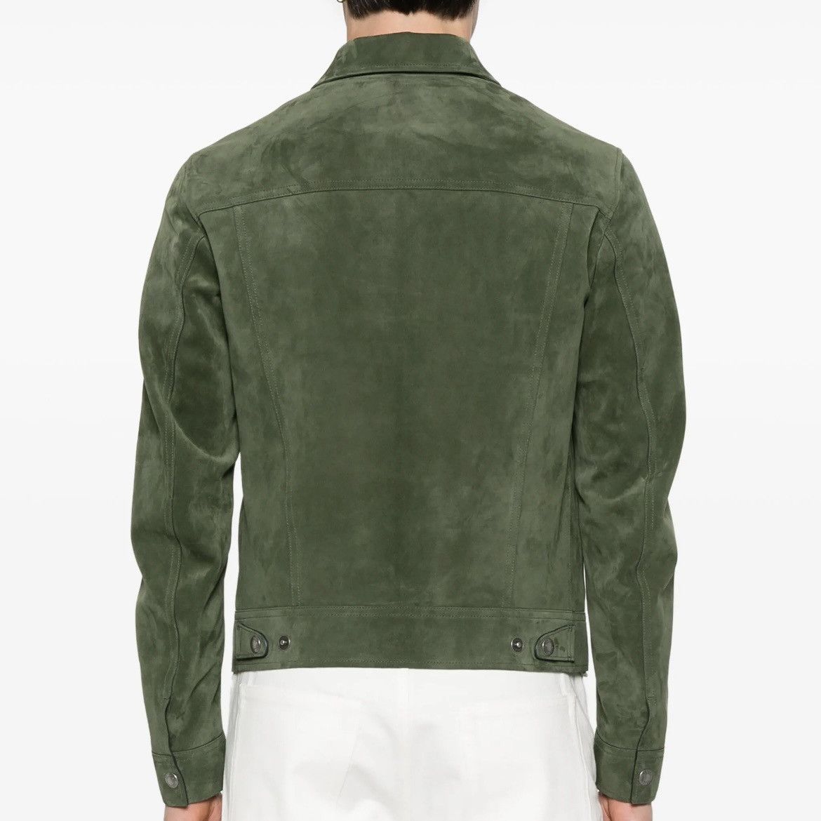 Tom Ford Tom Ford Suede Trucker Jacket Size US L / EU 52-54 / 3 - 3 Thumbnail