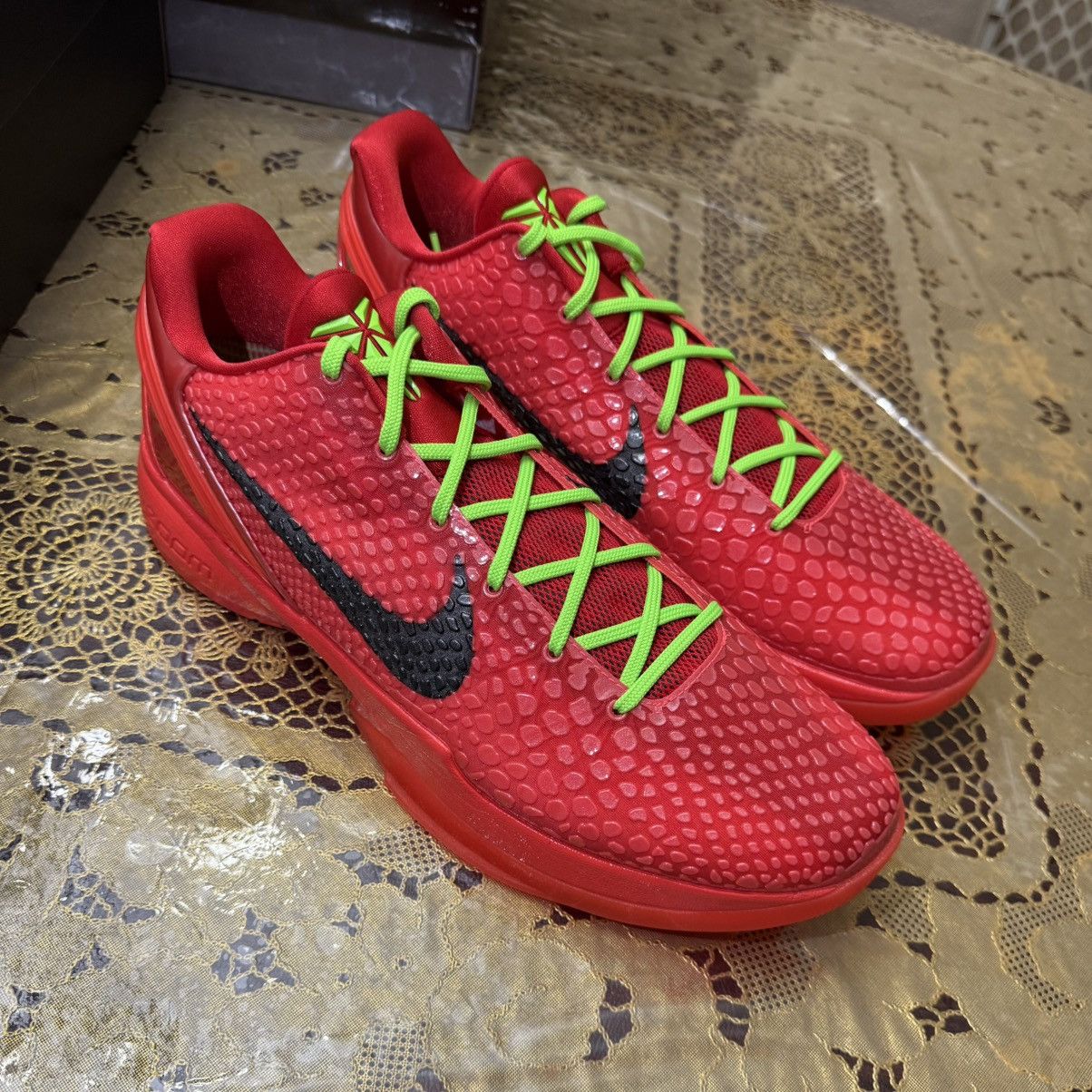 Nike retro protro kobe reverse grinch Size US 15 / EU 48 - 2 Thumbnail