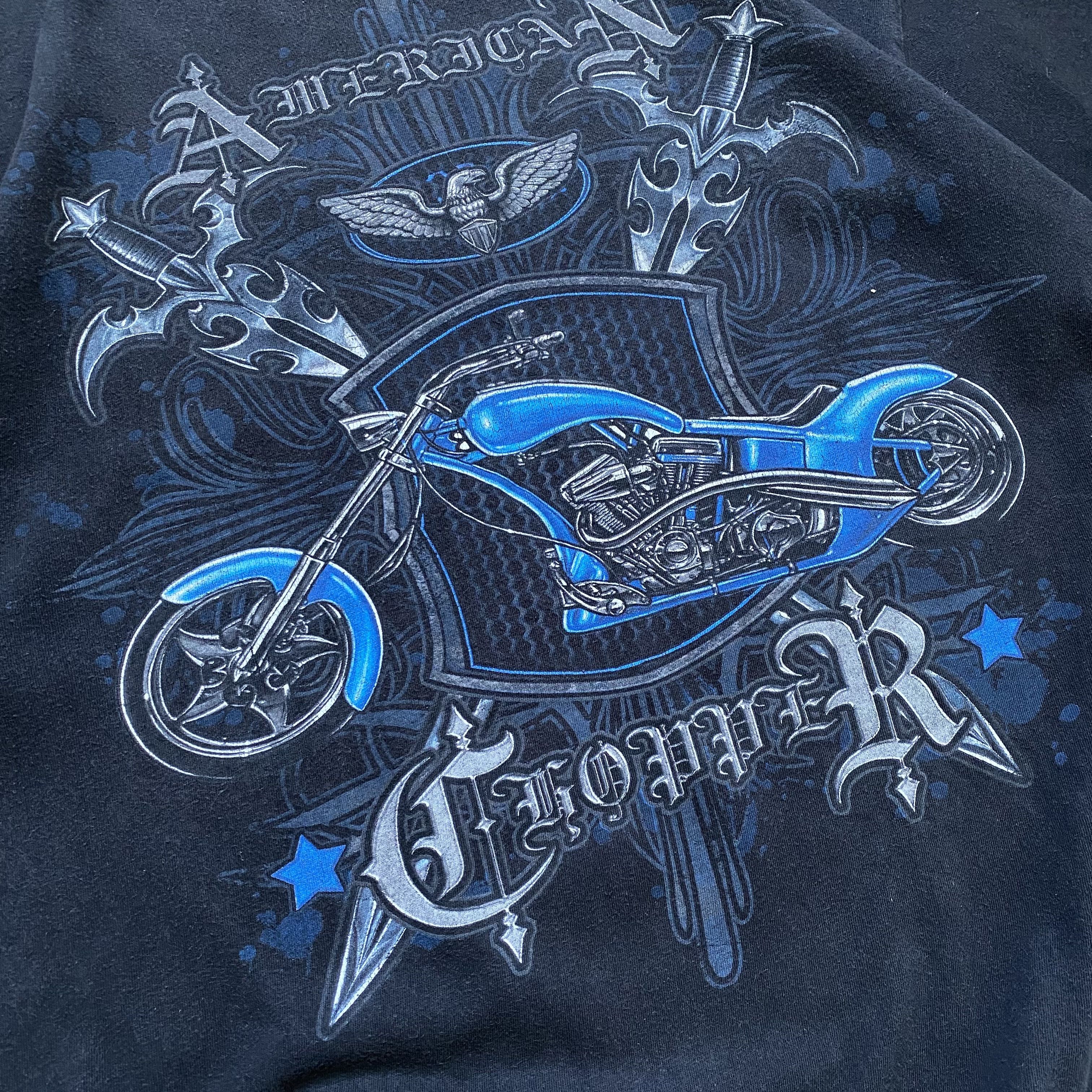 West Coast Choppers 🏍️ Faded Vintage American Chopper Heavy tee Harley Davidson Size US XL / EU 56 / 4 - 5 Thumbnail