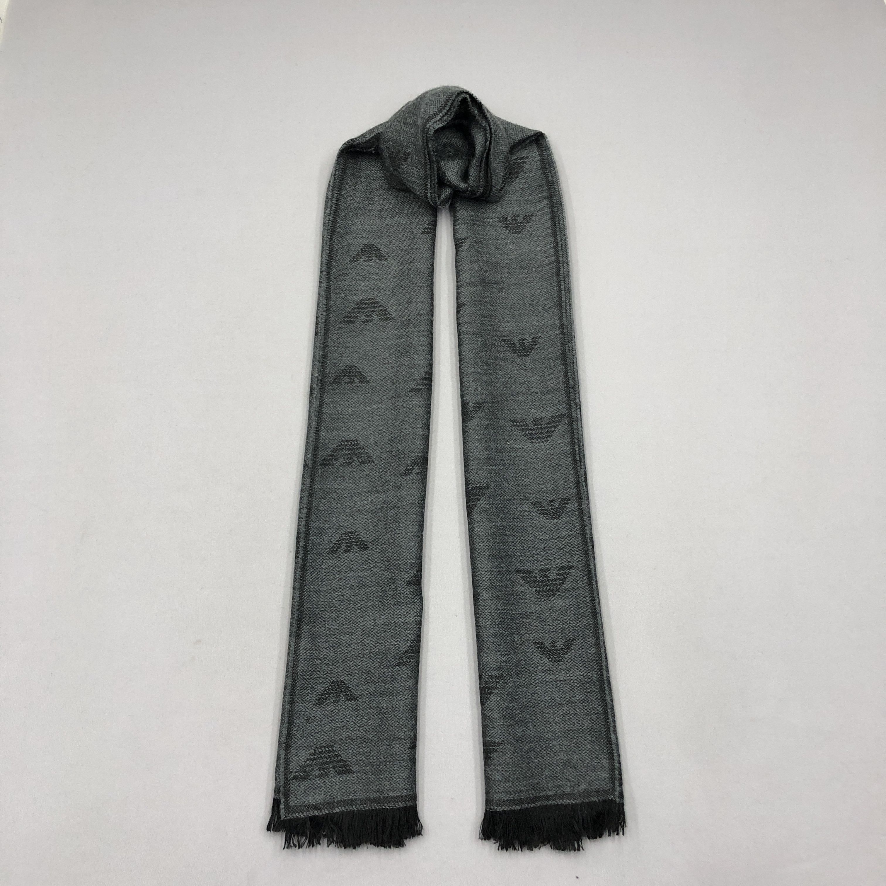 Emporio Armani Vintage Emporio Armani Scarf Muffler Wool Winter Scarves Size ONE SIZE - 1 Thumbnail