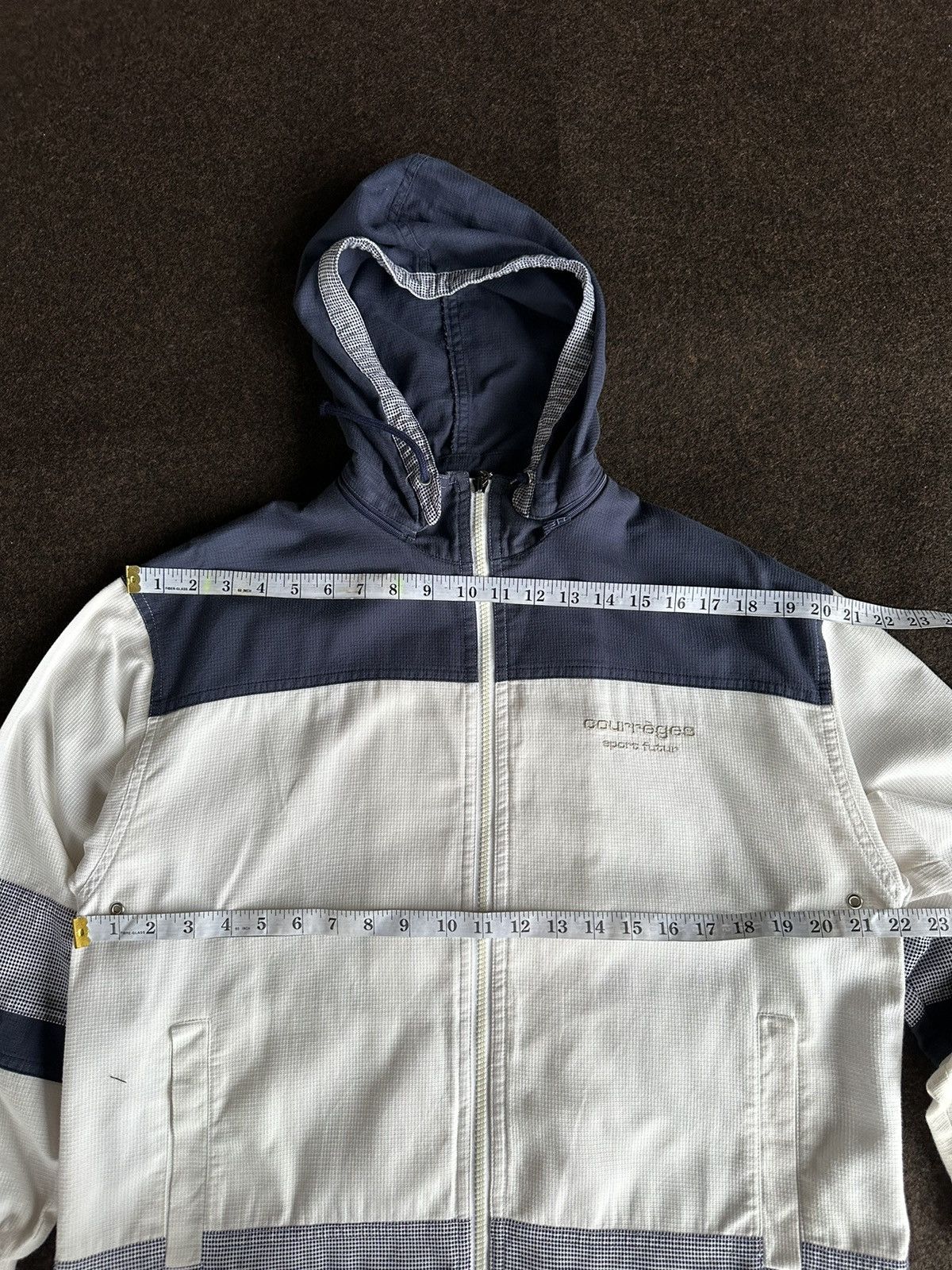 Courreges Vtg 90s Courreges Sport Future Colorblock Windbreaker Z88 Size US M / EU 48-50 / 2 - 7 Thumbnail