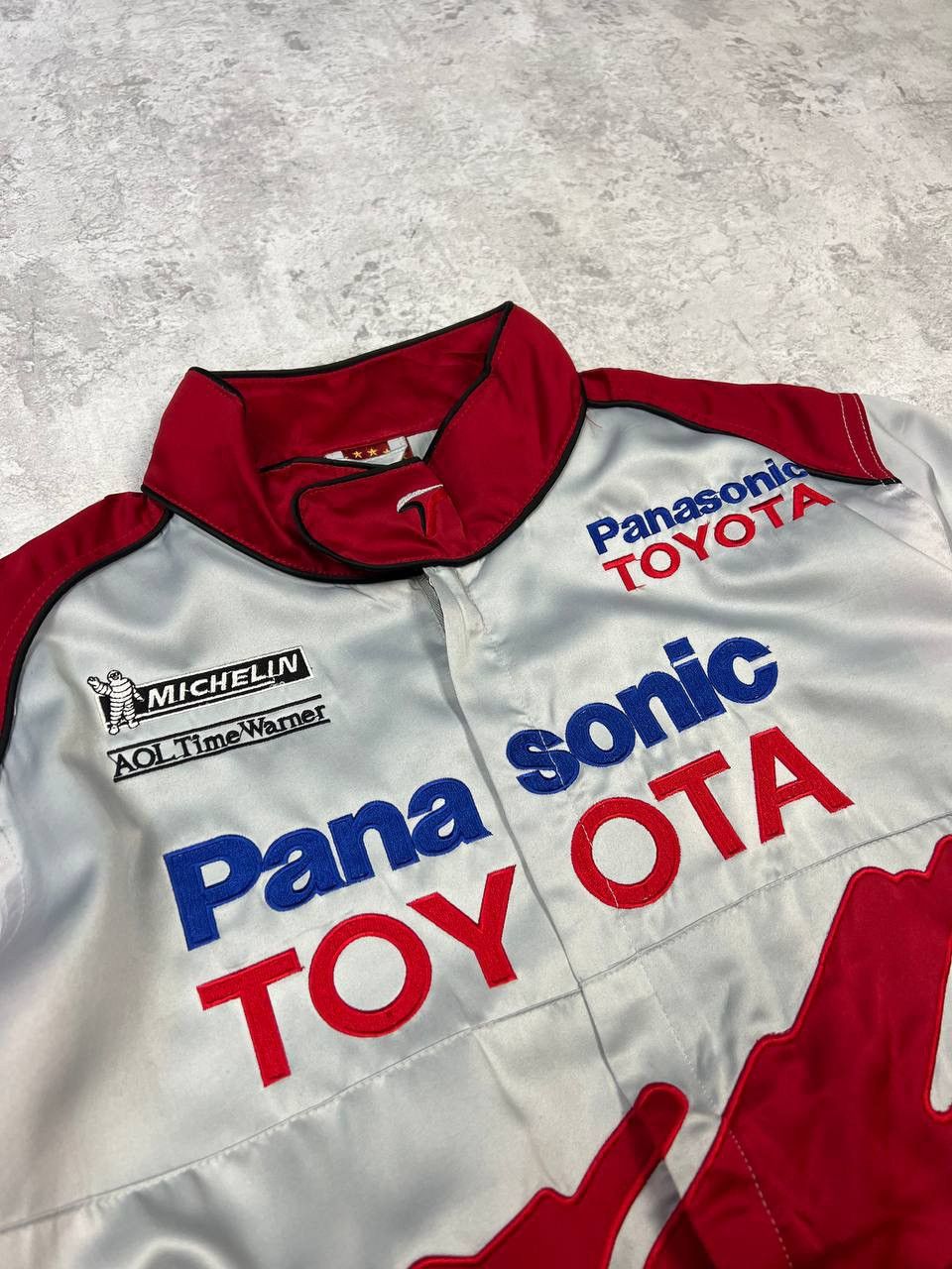 Vintage Vintage Toyota Panasonic Red Racing Jacket Size US M / EU 48-50 / 2 - 6 Thumbnail
