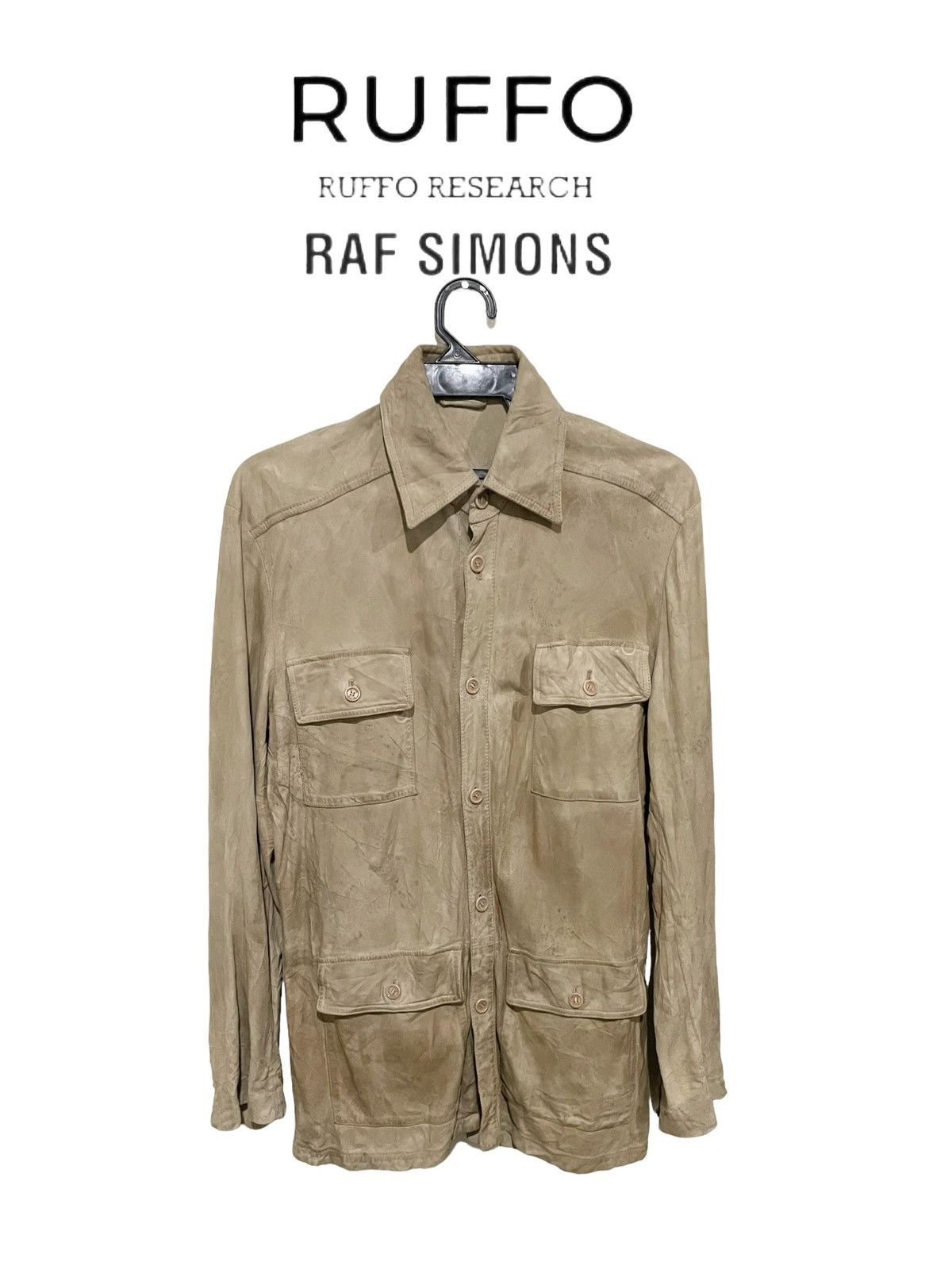 Ruffo Leather Distressed Vintage Style Destroyed Jacket