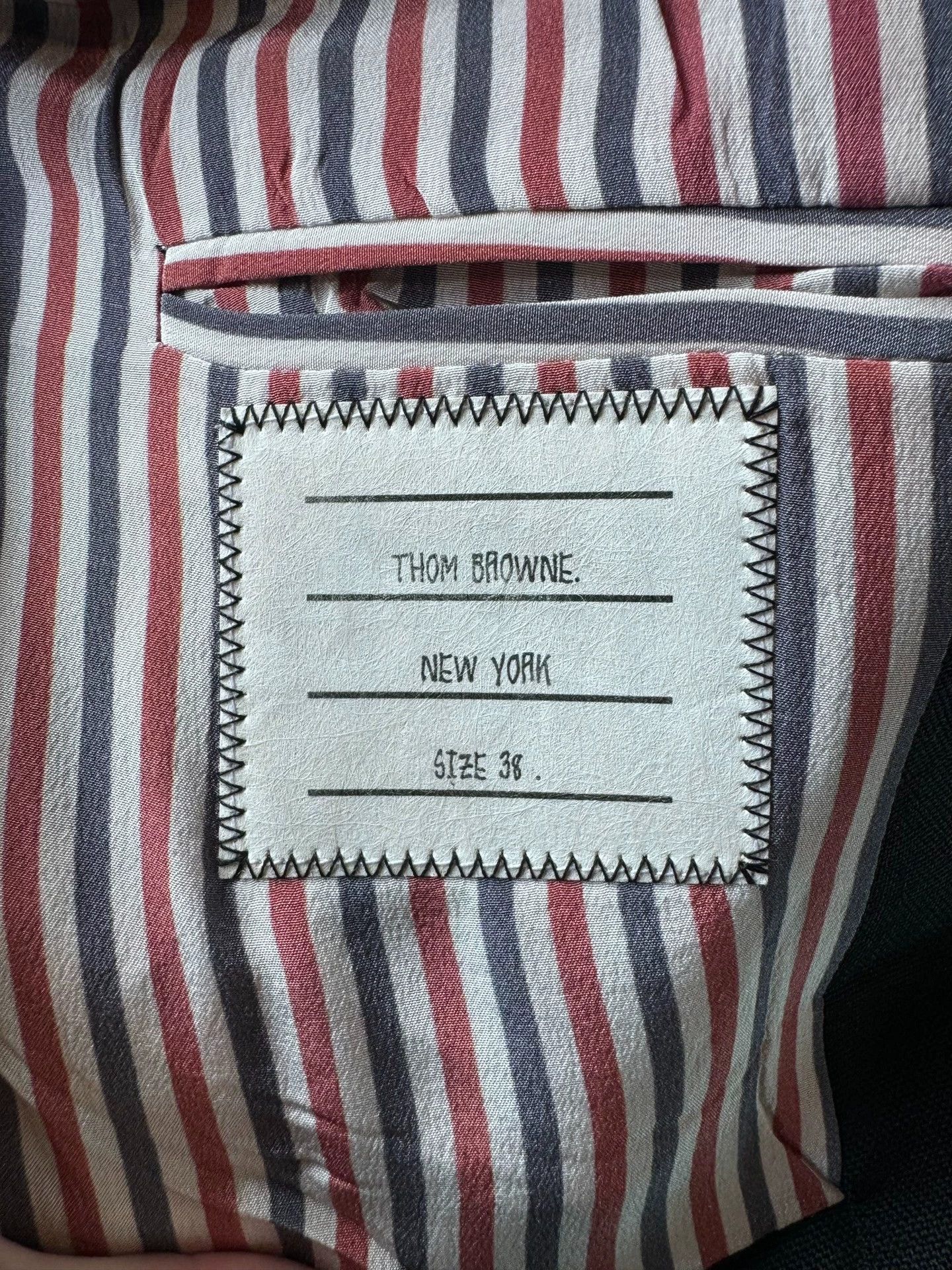 Thom Browne Thom Browne Women's Wool Suit Jacket Black Piping Size38 Size XS / US 0-2 / IT 36-38 - 3 Thumbnail