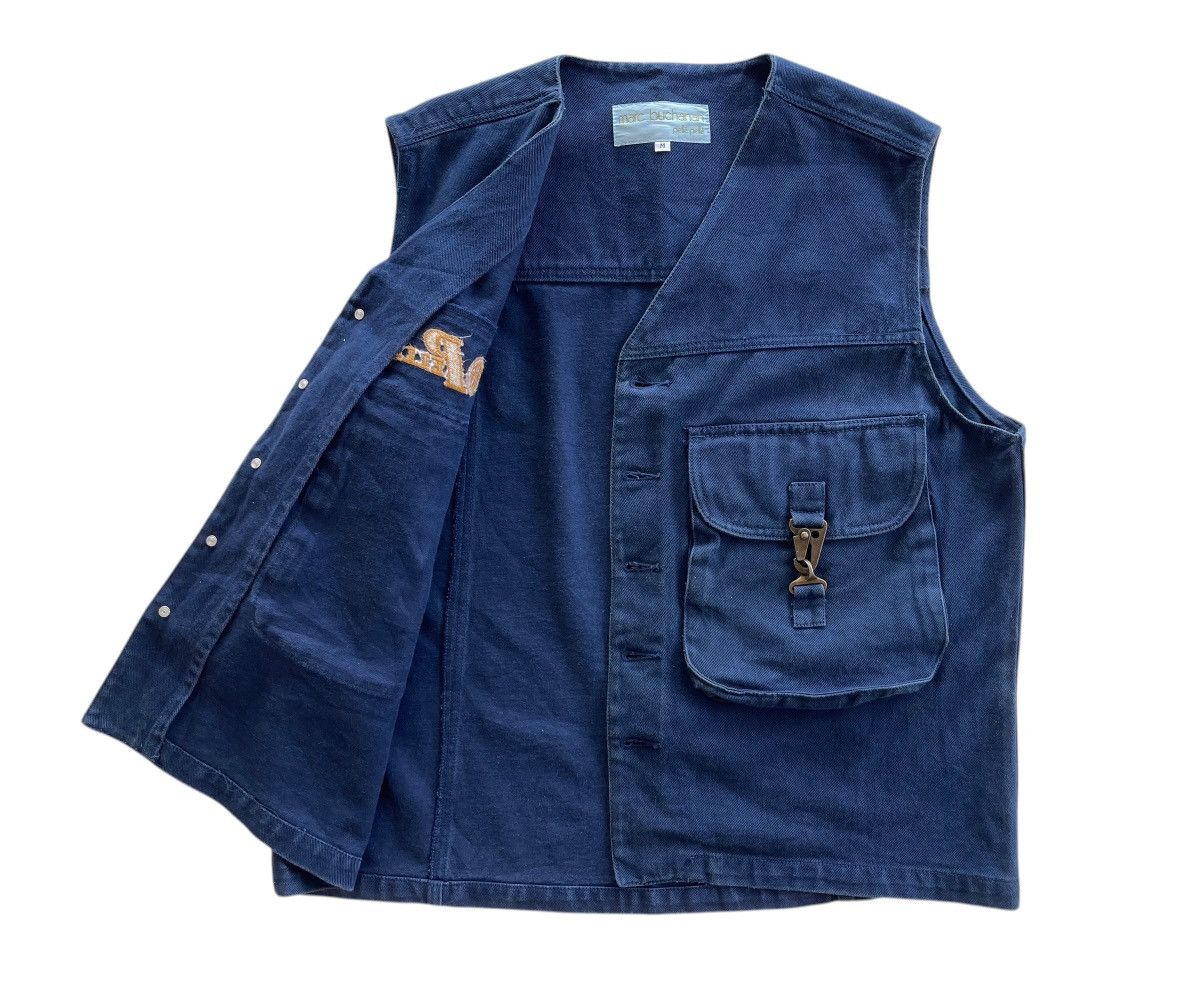 Marc Buchanan Marc Buchanan Pelle Pelle Denim Vest Size US M / EU 48-50 / 2 - 5 Thumbnail