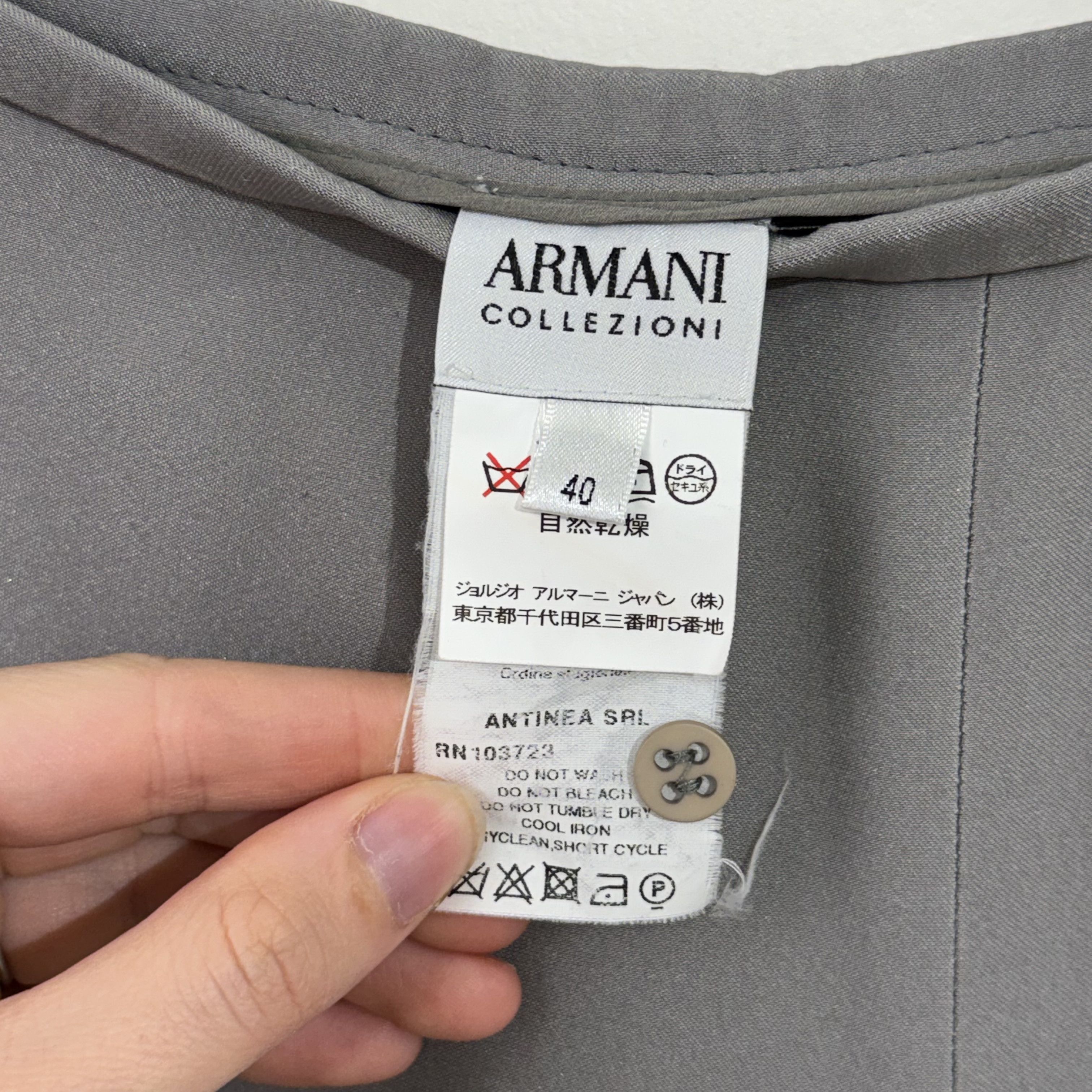 Armani Collezioni Armani Collezioni Wide Pants Size US 28 / EU 44 - 5 Thumbnail