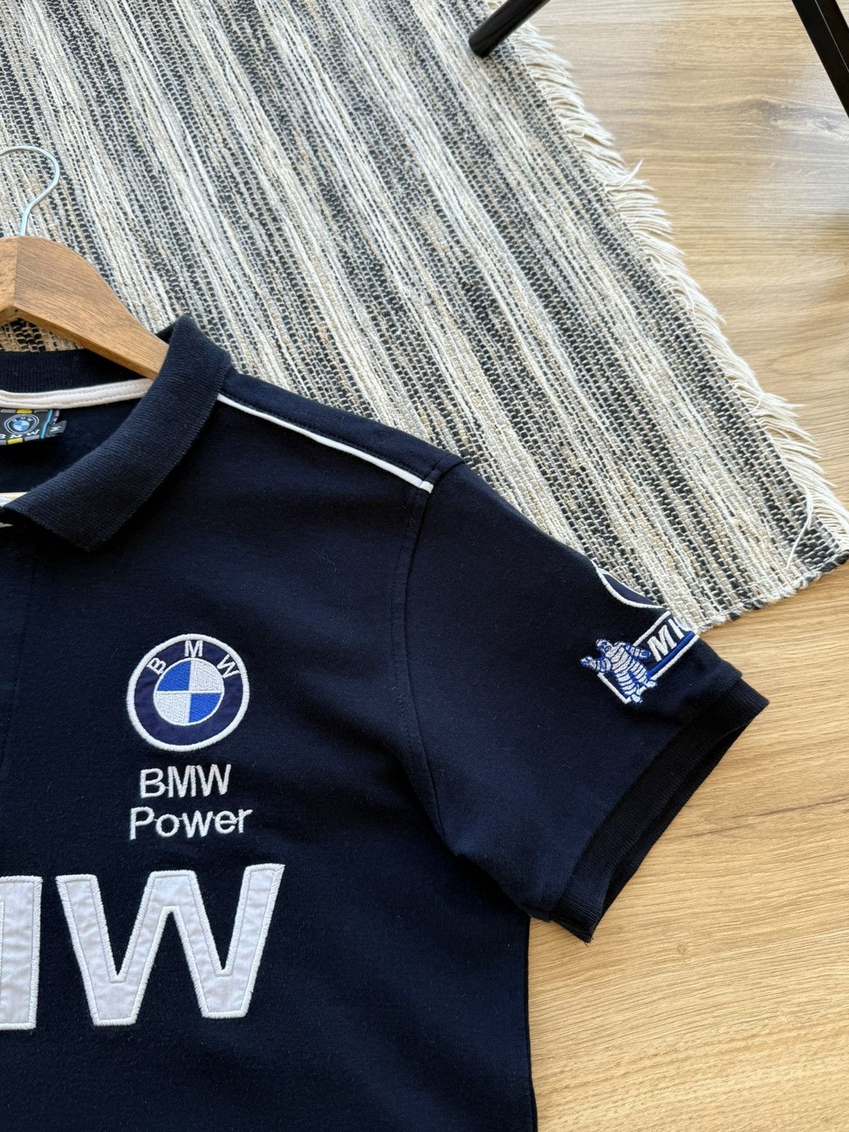 BMW Vintage BMW Power Williams F1 Team Big Logo Racing Polo Sz M Size US M / EU 48-50 / 2 - 4 Thumbnail