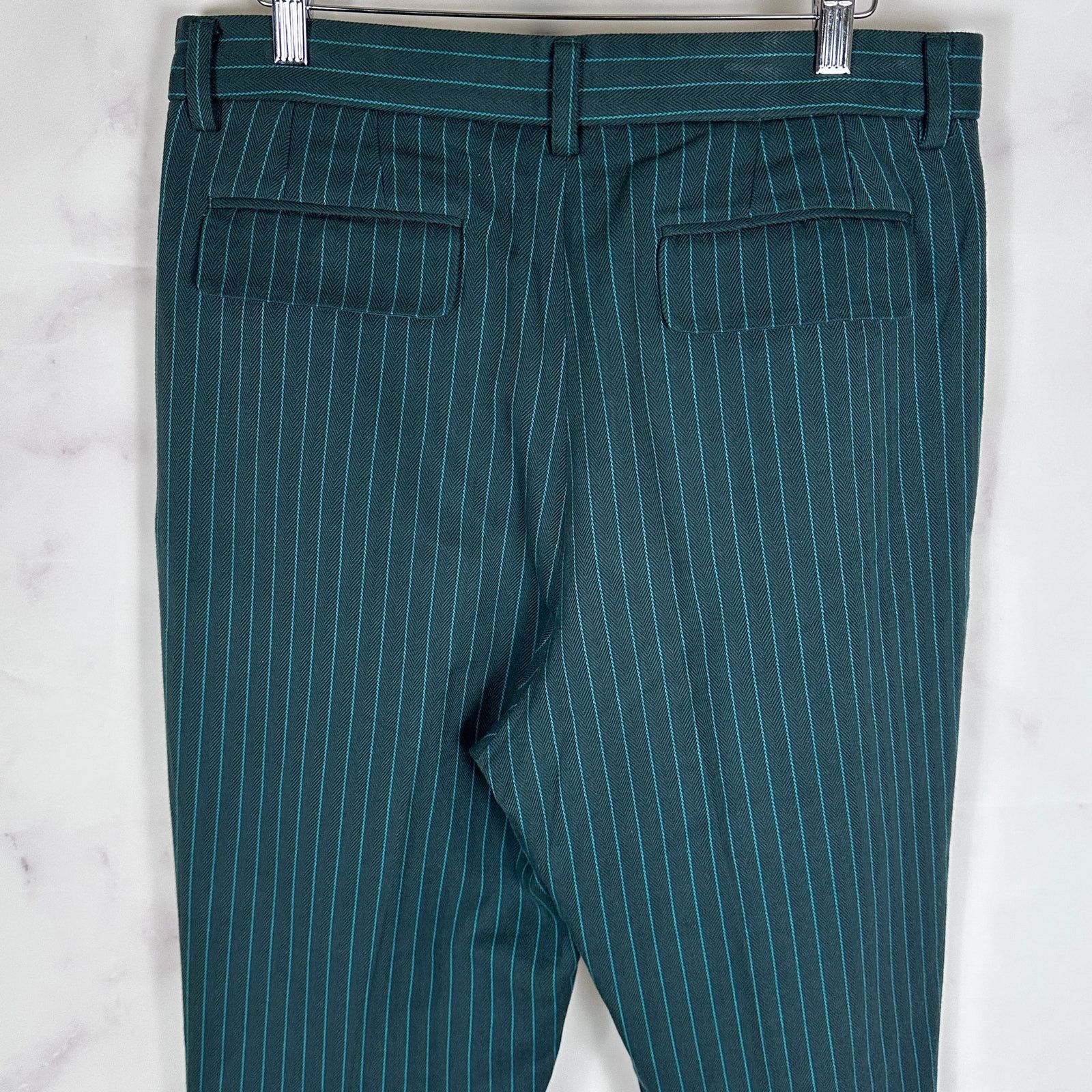 Facetasm Coca-Cola Green Two Tuck Stripe Pants Size US 32 / EU 48 - 9 Thumbnail