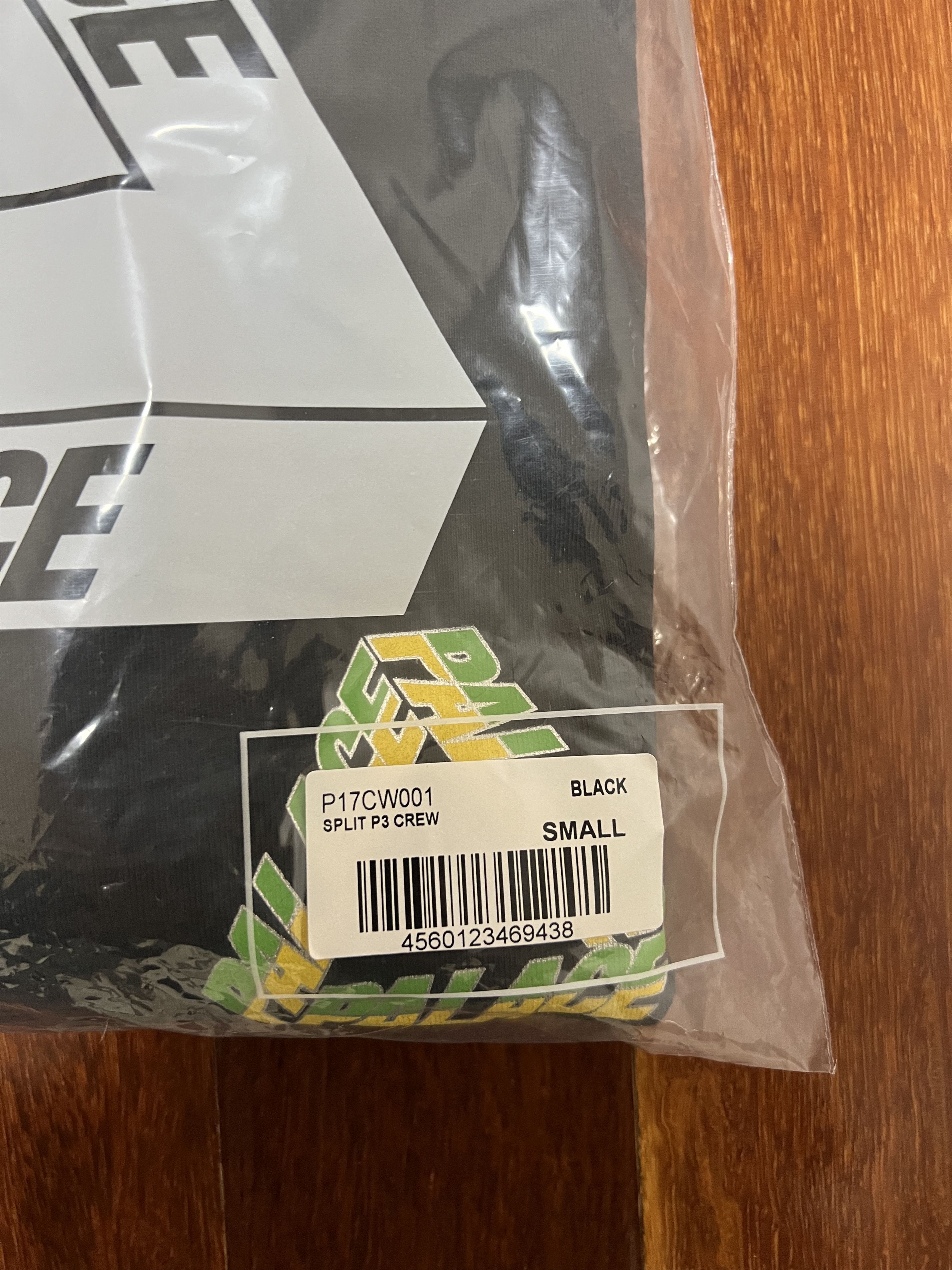 Palace 💚 2019 Palace Split P3 Crew Black Small NEW Size US S / EU 44-46 / 1 - 11 Thumbnail