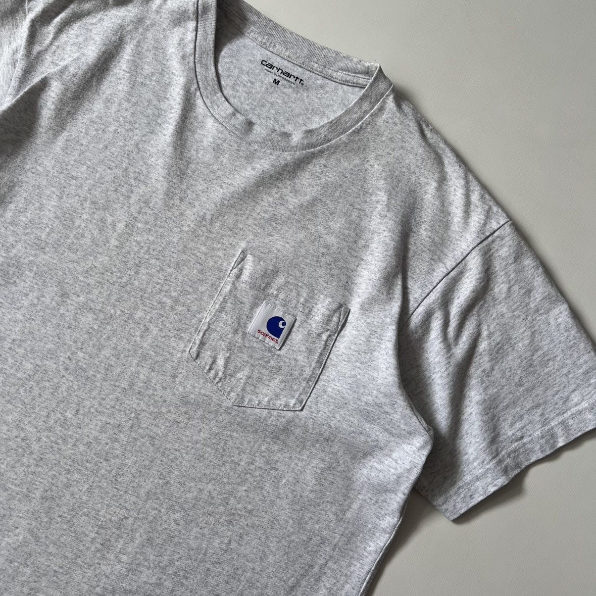 Carhartt Carhratt x Sophnet light grey pocket tee Size US M / EU 48-50 / 2 - 2 Thumbnail
