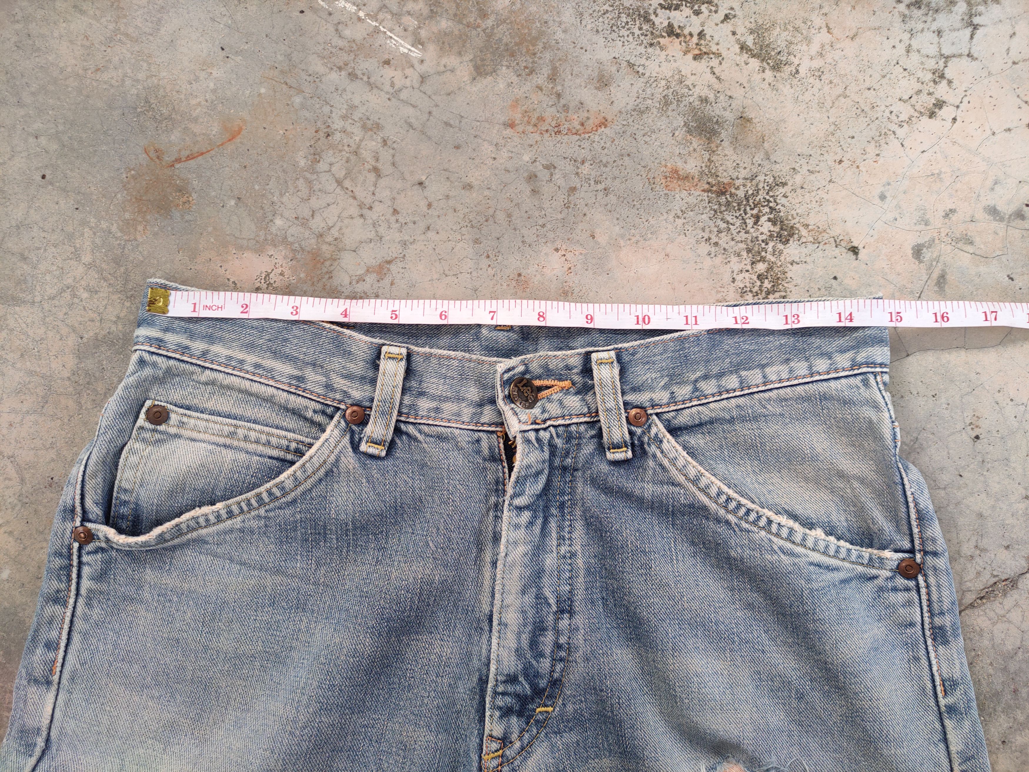 Lee W29 VINTAGE LEE FADED DISTRESSED JEAN DENIM PANTS Size US 29 - 6 Thumbnail