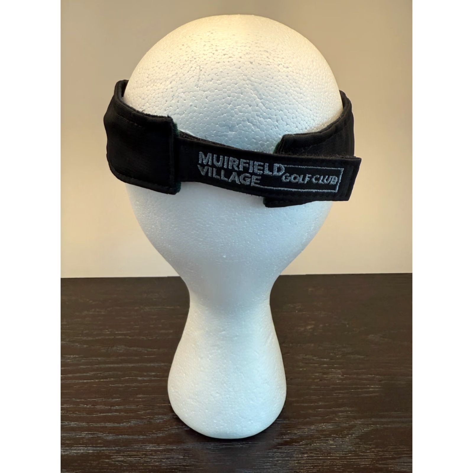 Vintage Muirfield Village Golf Club Visor Hat Mens Black Adjustable Strapback MVGC Size ONE SIZE - 4 Thumbnail