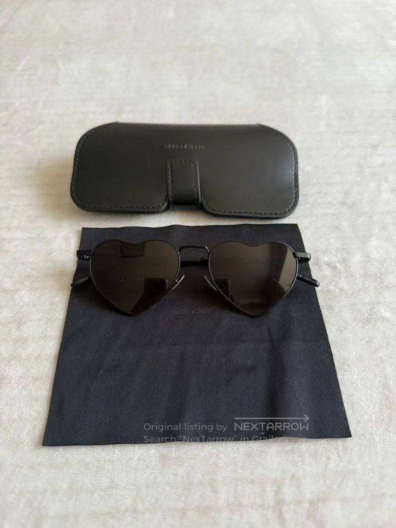 Saint Laurent Paris Saint Laurent Paris Heart-Shaped Sunglasses Complete Set i Size ONE SIZE - 1 Thumbnail