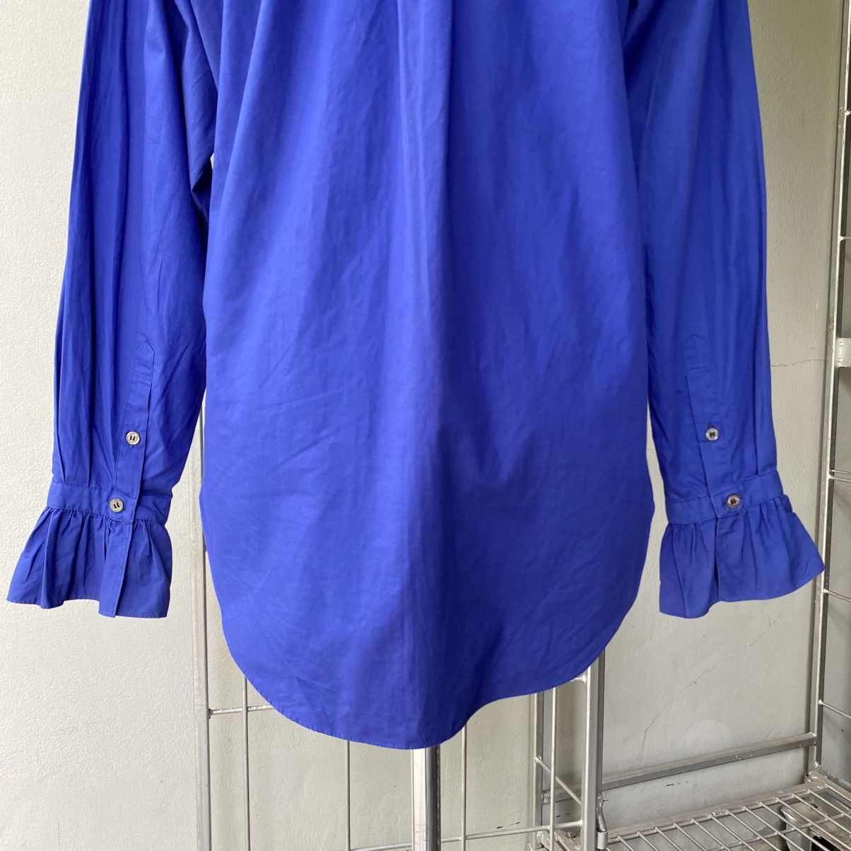 Masaki Matsushima MASAKI MATSUSHIMA Cobalt Ruffle Front Blouse Size US M / EU 48-50 / 2 - 25 Thumbnail