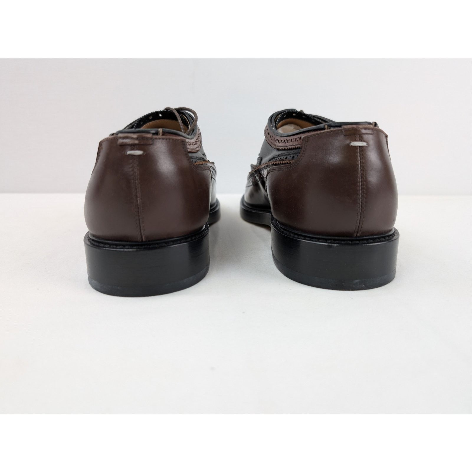 Maison Margiela o1rshd1 Tabi Leather Shoes Boots in Dark Brown Size US 12 / EU 45 - 10 Thumbnail