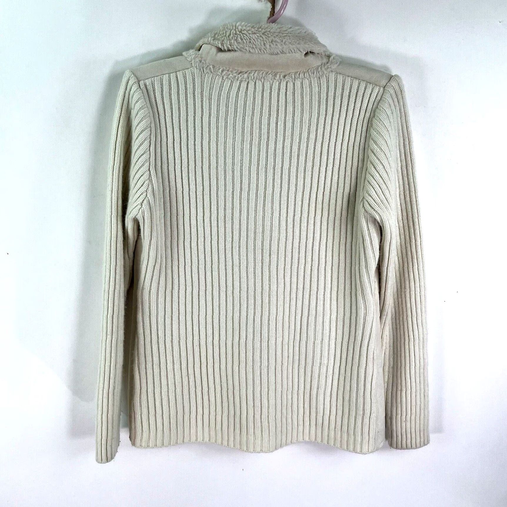 Asics JJ Basics Cardigan Sweater Jacket Womens Beige M Beig e Size M / US 6-8 / IT 42-44 - 6 Thumbnail