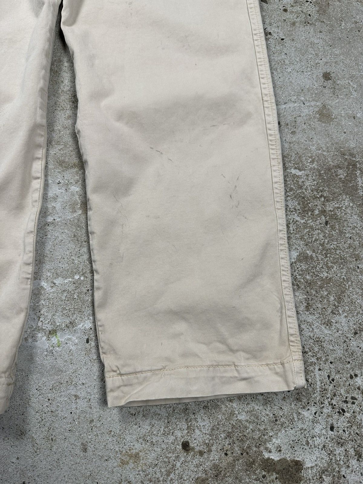 Carhartt Carhartt Beige Lawton Pant Dirty Pants Size US 33 - 5 Thumbnail