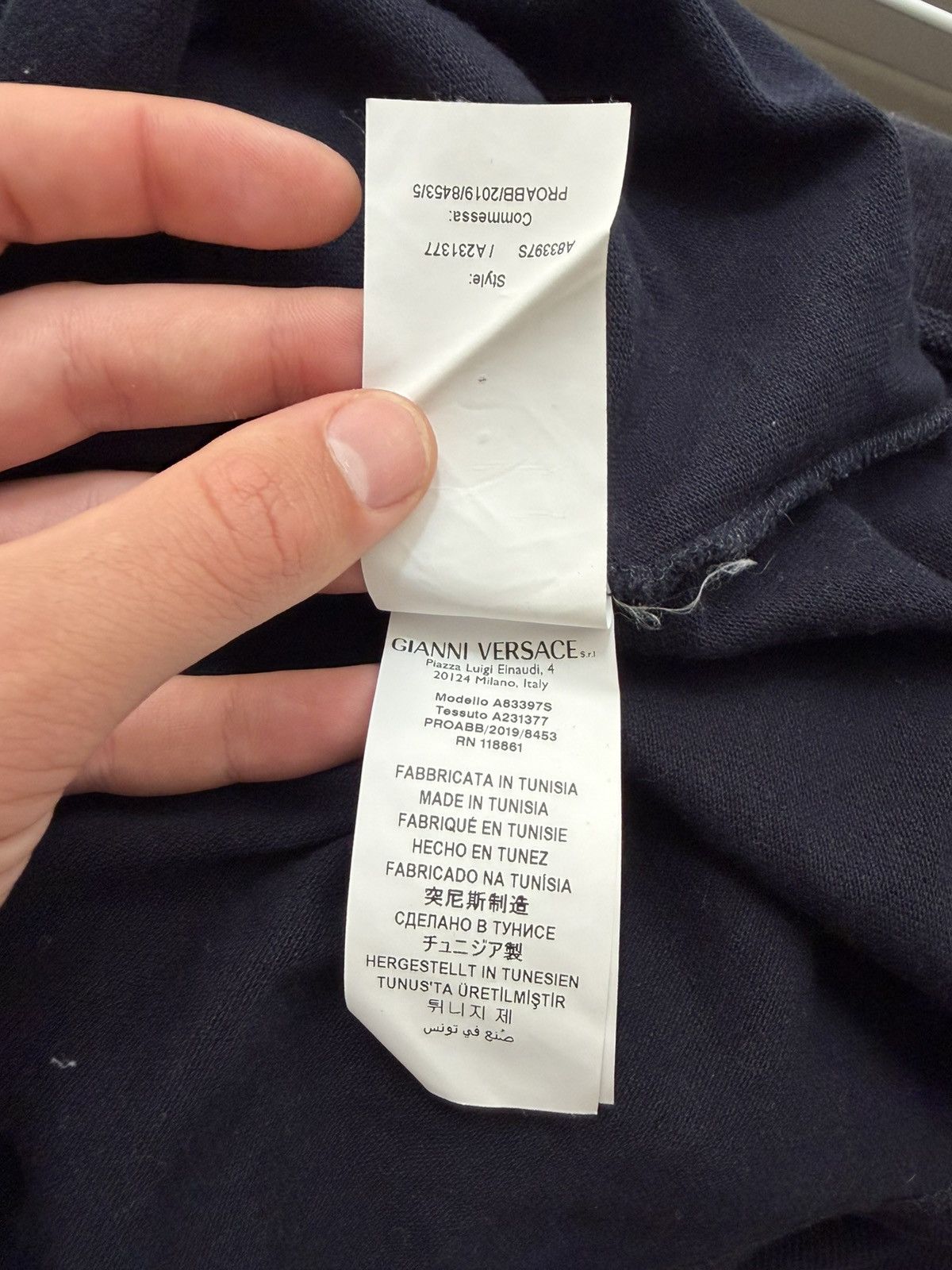 Versace Versace Logo Polo T-Shirt Size US M / EU 48-50 / 2 - 6 Thumbnail