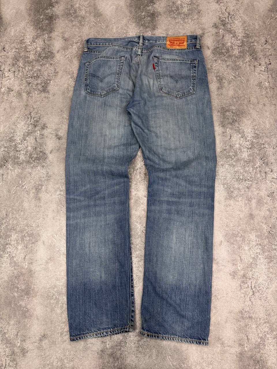 Levi's Levi's 504 Men's Blue Jeans Straight Fit Size 34 Size US 34 / EU 50 - 1 Thumbnail