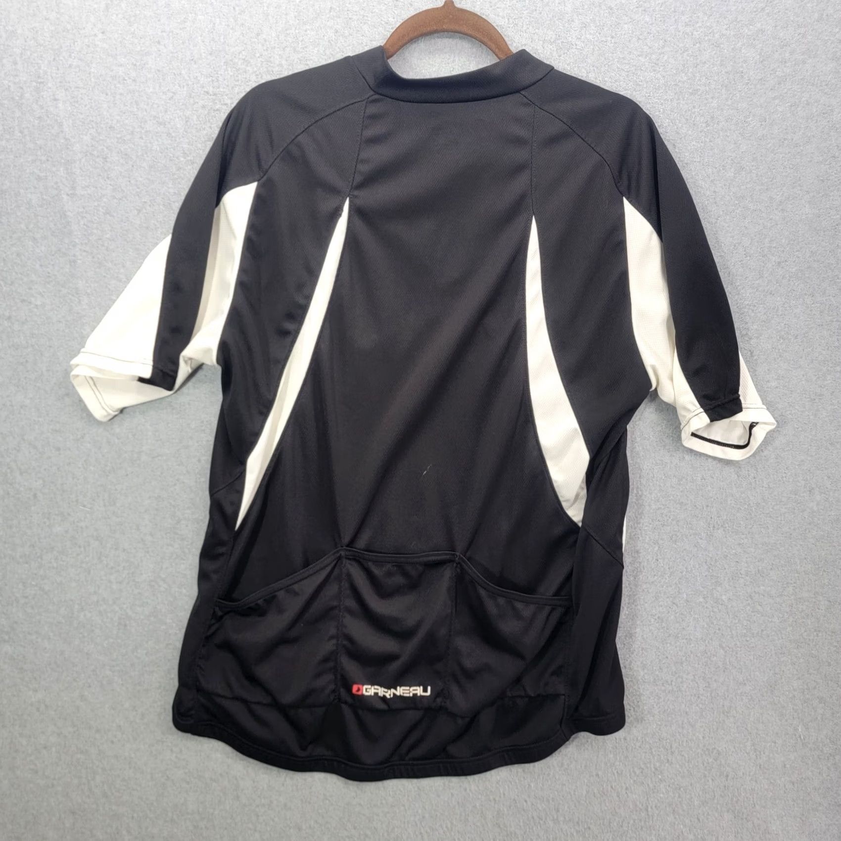 Vintage Louis Garneau Cycling Jersey Mens XL Black 1/4 Zip Short Sleeve Shirt Size US XL / EU 56 / 4 - 7 Thumbnail