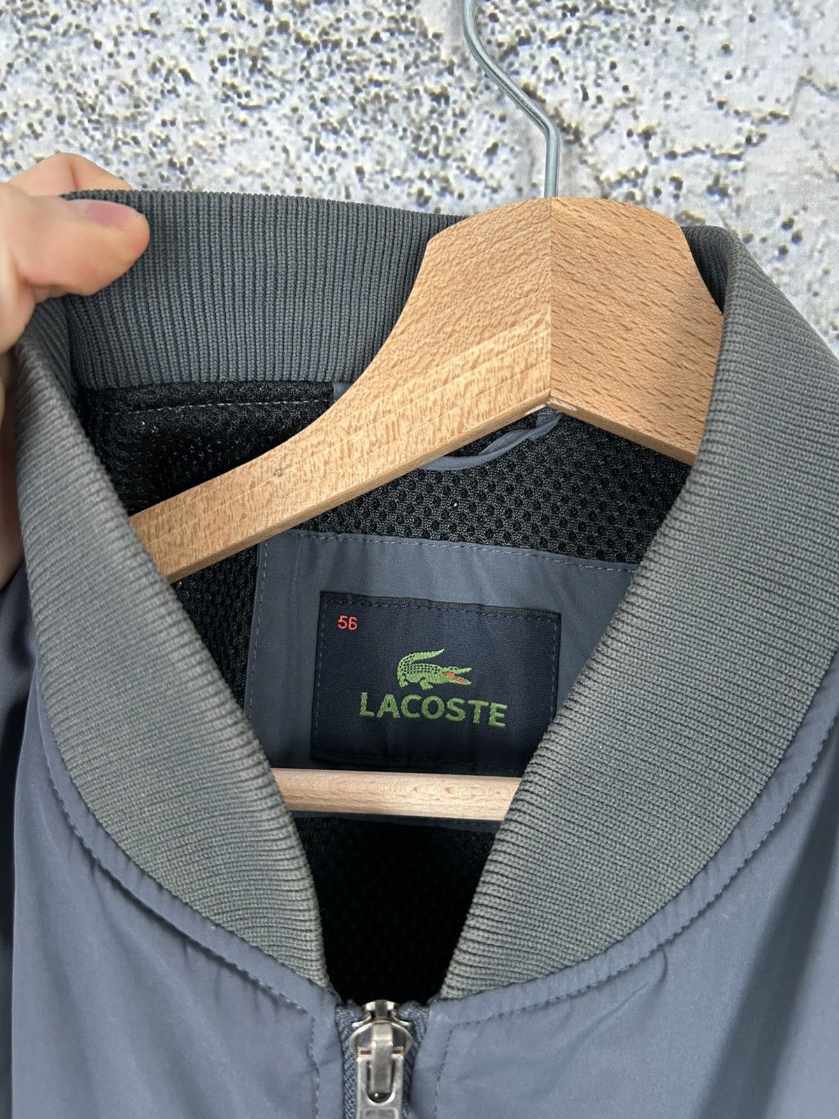 Lacoste Vintage Lacoste 90s Boxy Bomber Jacket Designer Nylon Hype Size US XL / EU 56 / 4 - 7 Thumbnail
