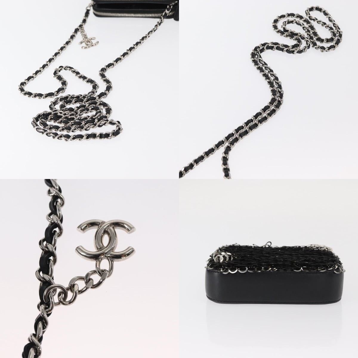 Chanel Chanel Chain Shoulder Bag Sequin Size ONE SIZE - 4 Thumbnail