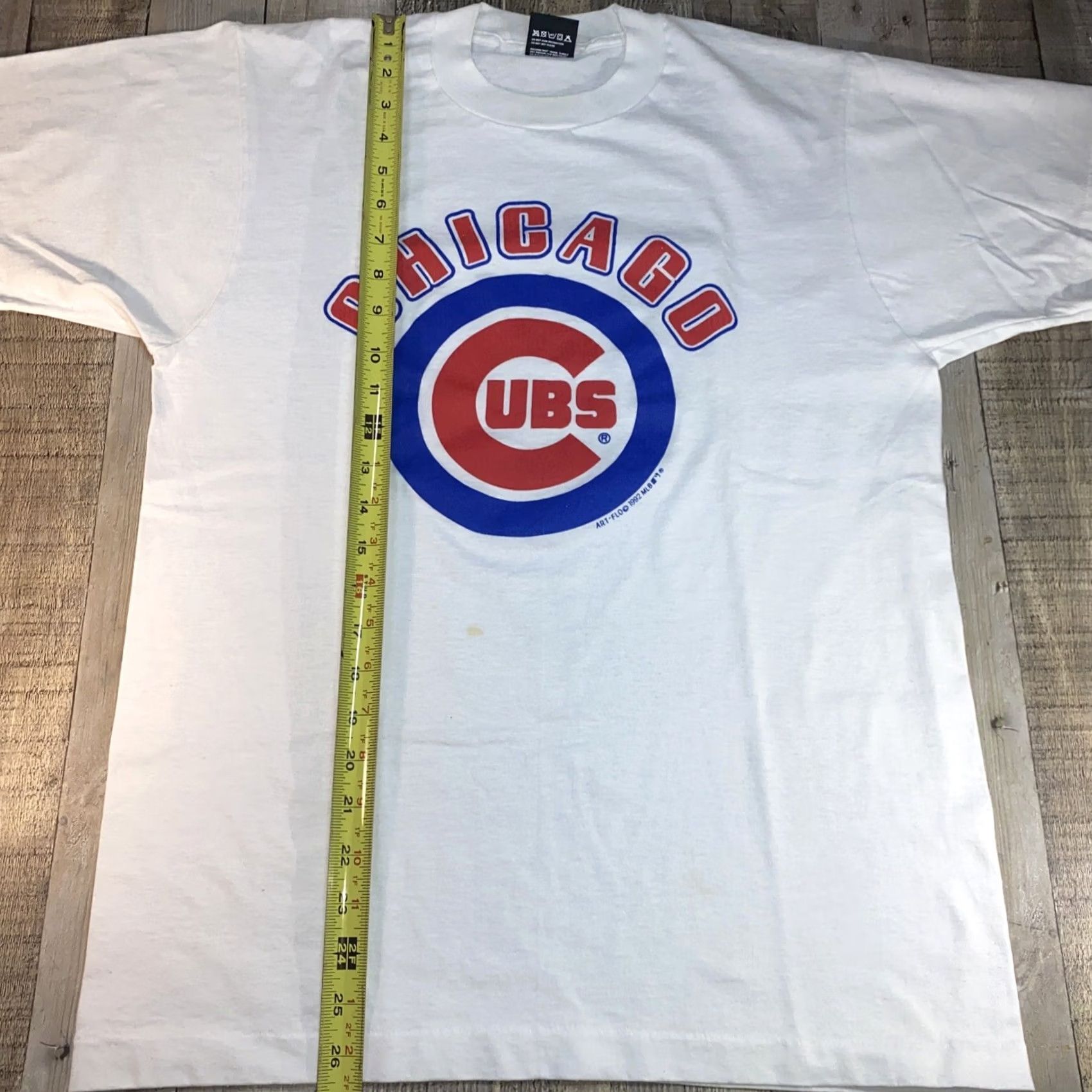 Vintage VINTAGE Cubs tee Screen Stars Best Made in USA L Men White USA 1992 Rare Shirt Size US L / EU 52-54 / 3 - 7 Thumbnail