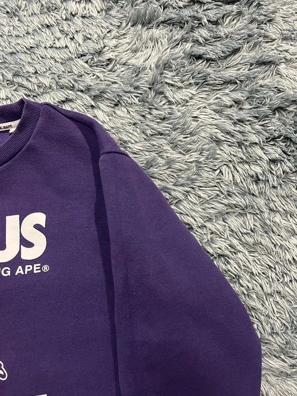 Bape Ursus BAPE x izzue 2019 Purple Sweatshirt Size US M / EU 48-50 / 2 - 7 Thumbnail