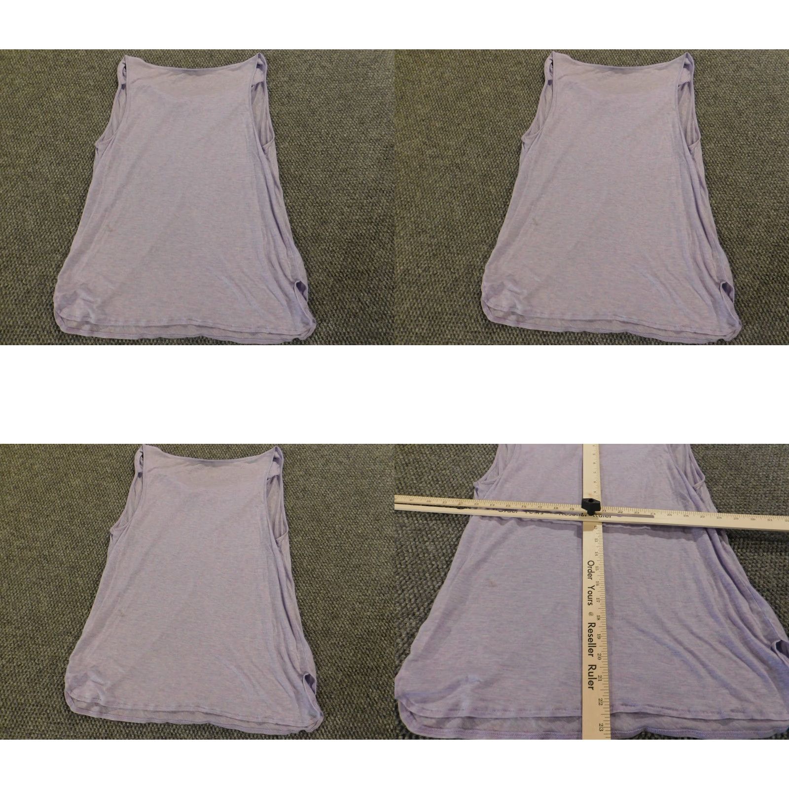 Talbots Talbots Blouse PL Petite Purple Stretch Tank Sleeveless Collared Pullover Casual Women Cotton Down Basic Classic Shirt Mens? Women? Size L / US 10 / IT 46 - 8 Thumbnail