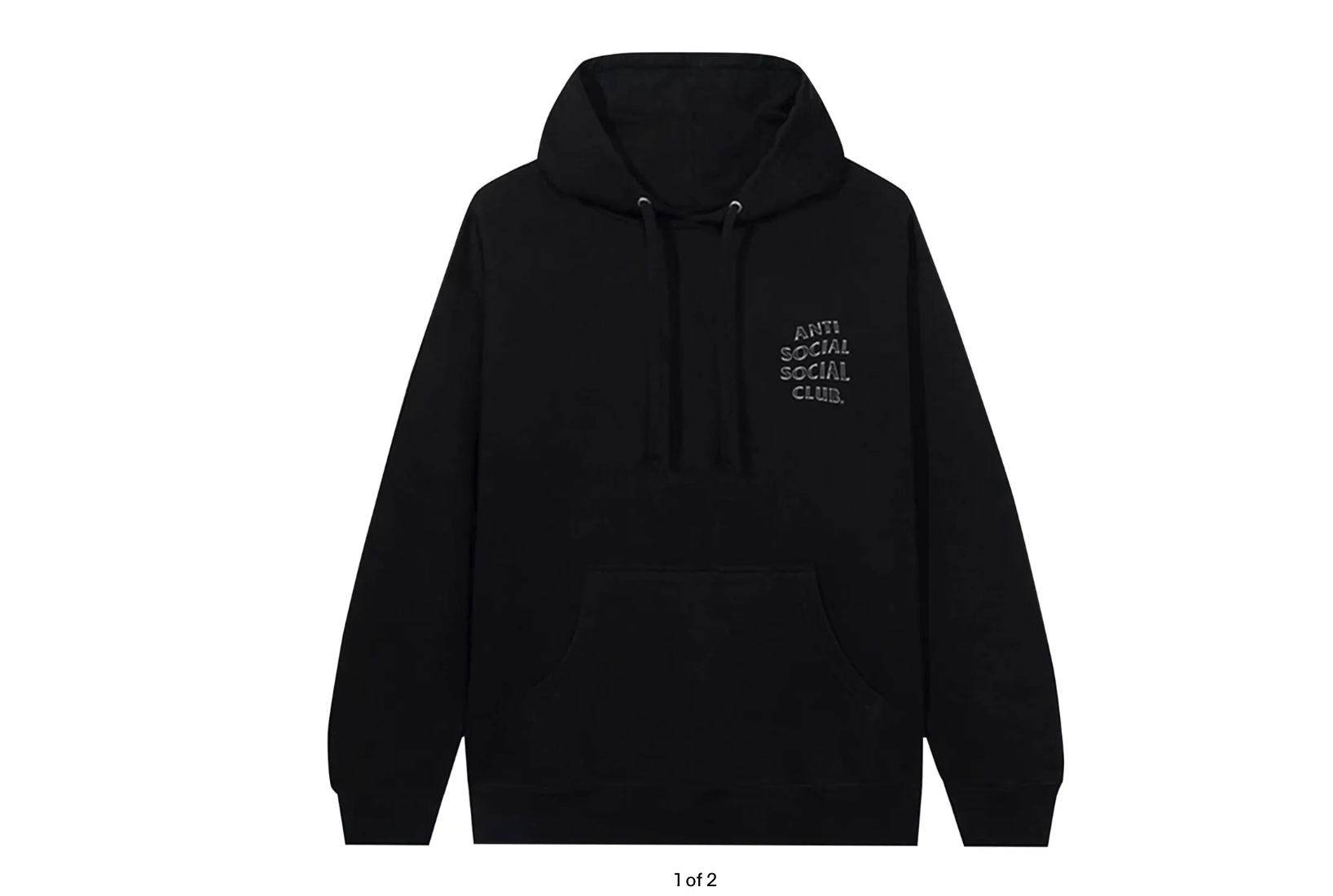 Anti Social Social Club Anti Social Social Club Burnout Hoodie Black Sz (L) Size US L / EU 52-54 / 3 - 2 Thumbnail