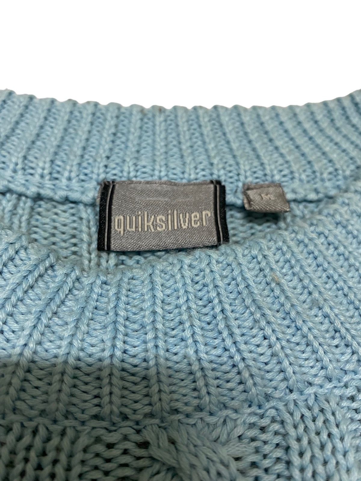 Quiksilver Dope! Quiksilver Logo Knitted Crewneck (C1) Size US M / EU 48-50 / 2 - 5 Thumbnail