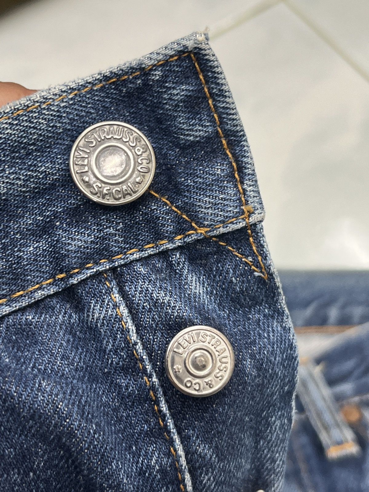 Levi's 🔥🔥🔥STEALS VTG LEVIS BIG E 501XX HIDDEN RIVET SELVEDGE DENIM Size US 31 - 17 Thumbnail