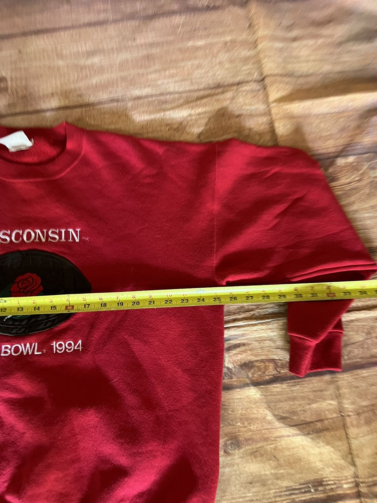 Vintage vintage 1994 wisconsin rose bowl sweatshirt Size US XL / EU 56 / 4 - 6 Thumbnail