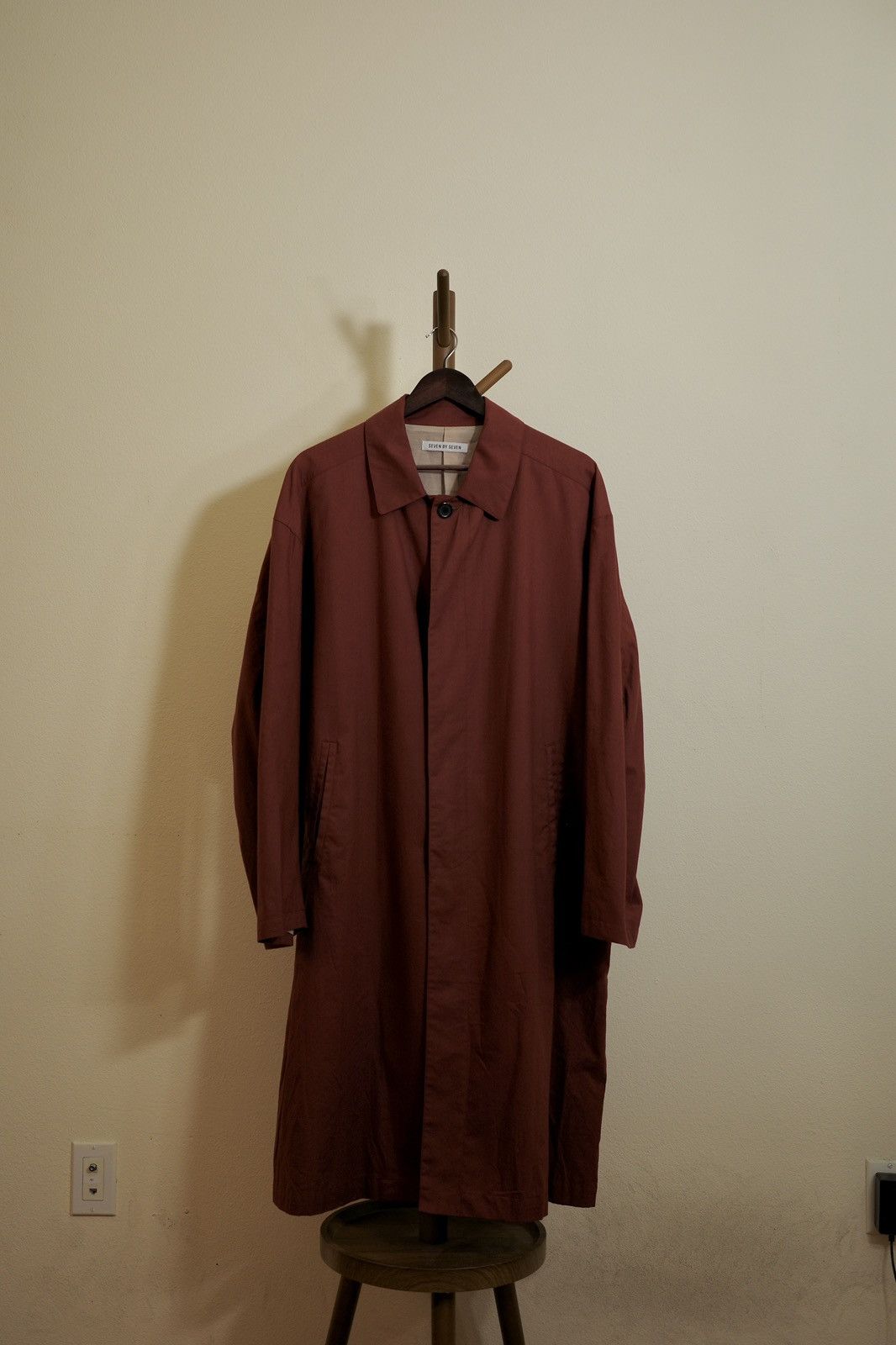 Japanese Brand Seven by seven red silk coat Size US L / EU 52-54 / 3 - 2 Thumbnail
