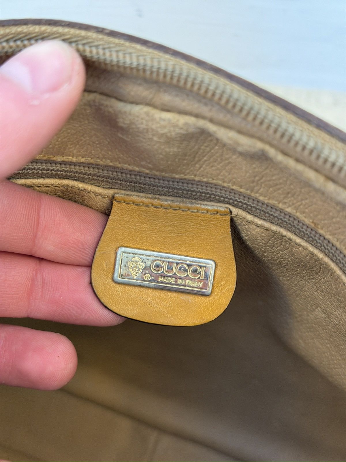 Gucci Vintage Rare 80s Gucci Micro GG Messenger Bag Unisex Size ONE SIZE - 12 Thumbnail