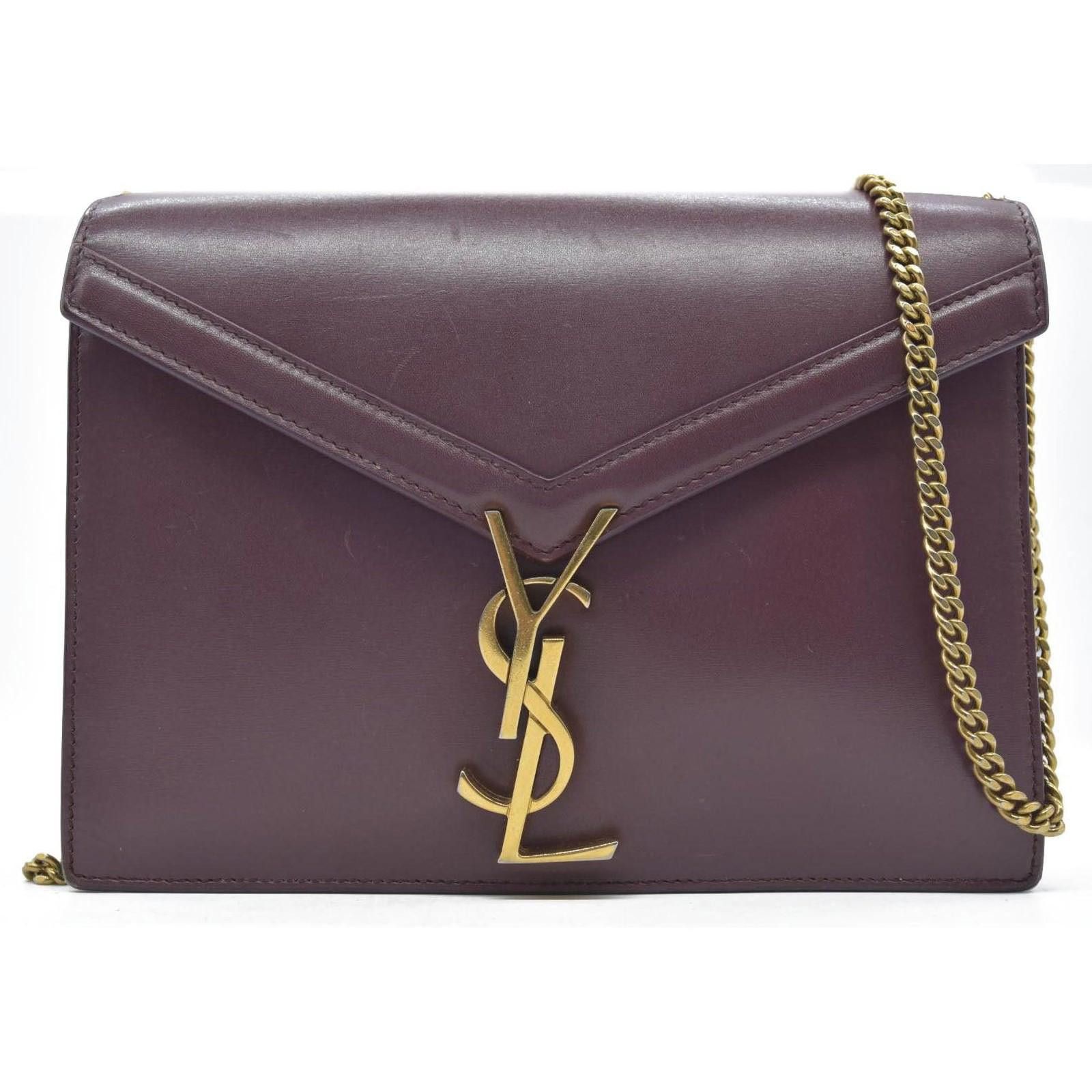 Saint Laurent Paris Saint Laurent Smooth Calfskin Monogram Cassandra Clasp Bag Size ONE SIZE - 1 Thumbnail