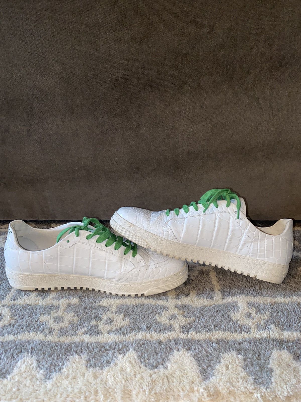 Off-White Off White Crocodile Embossed Sneakers Size US 8 / EU 41 - 5 Thumbnail