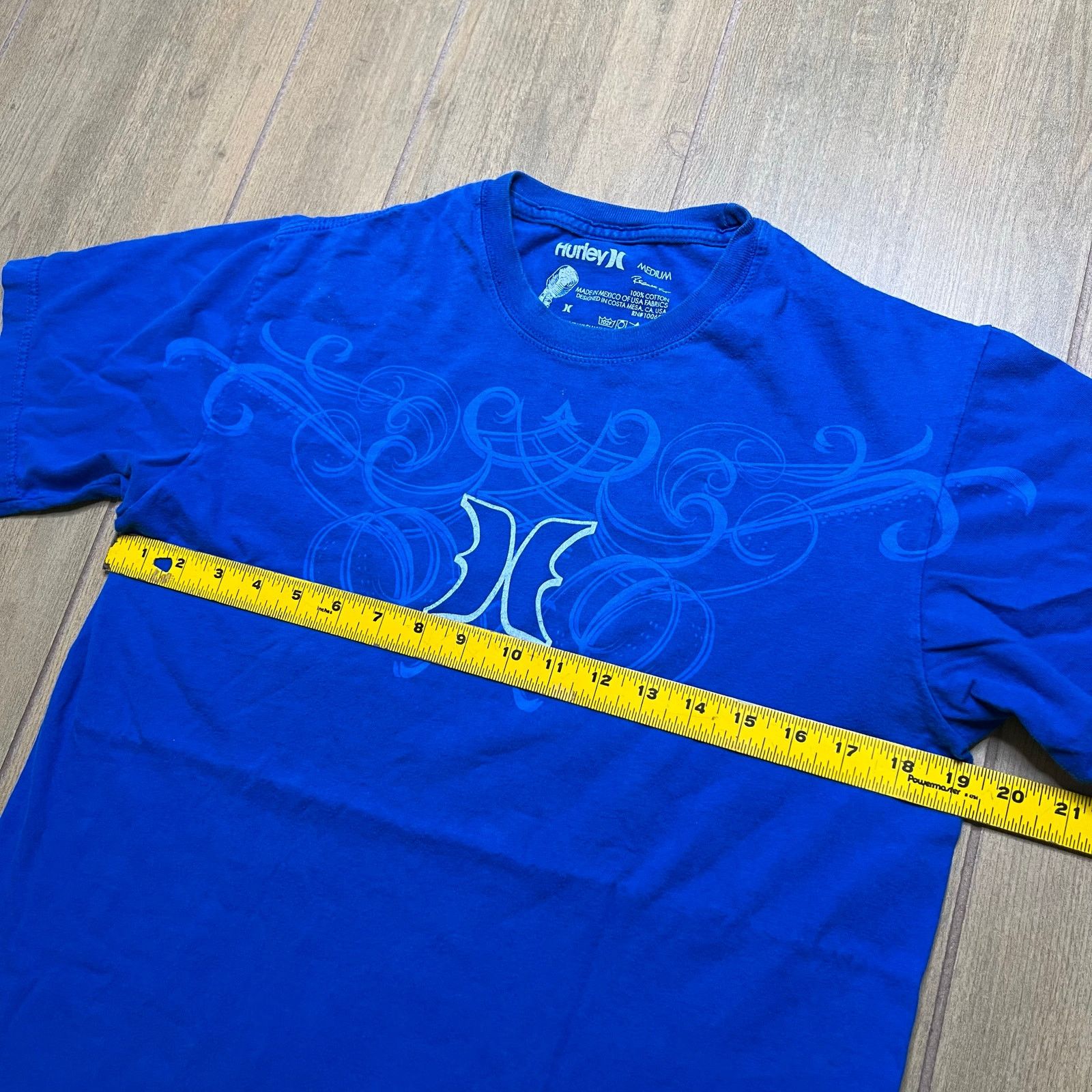 Hurley Y2K Hurley International T-shirt Mens Medium Blue skater Size US M / EU 48-50 / 2 - 4 Thumbnail