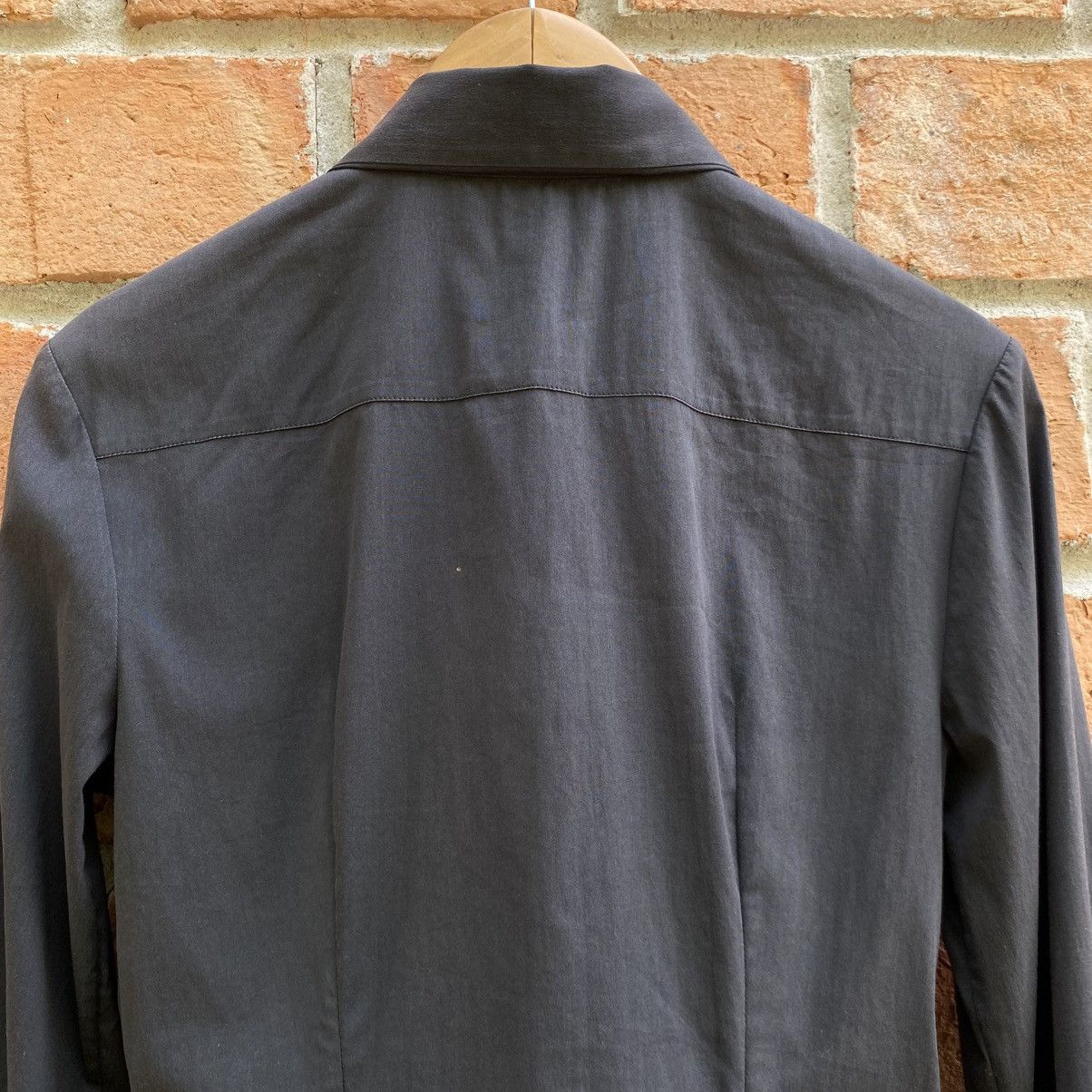 Prada Prada Elegant Black Fitted Long-Sleeve Shirt Size XS / US 0-2 / IT 36-38 - 22 Thumbnail