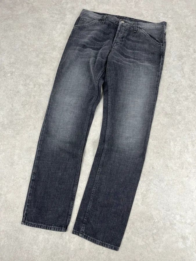 Gucci 2010s Gucci Grey Denim Straight-Leg Jeans Size US 33 - 5 Thumbnail