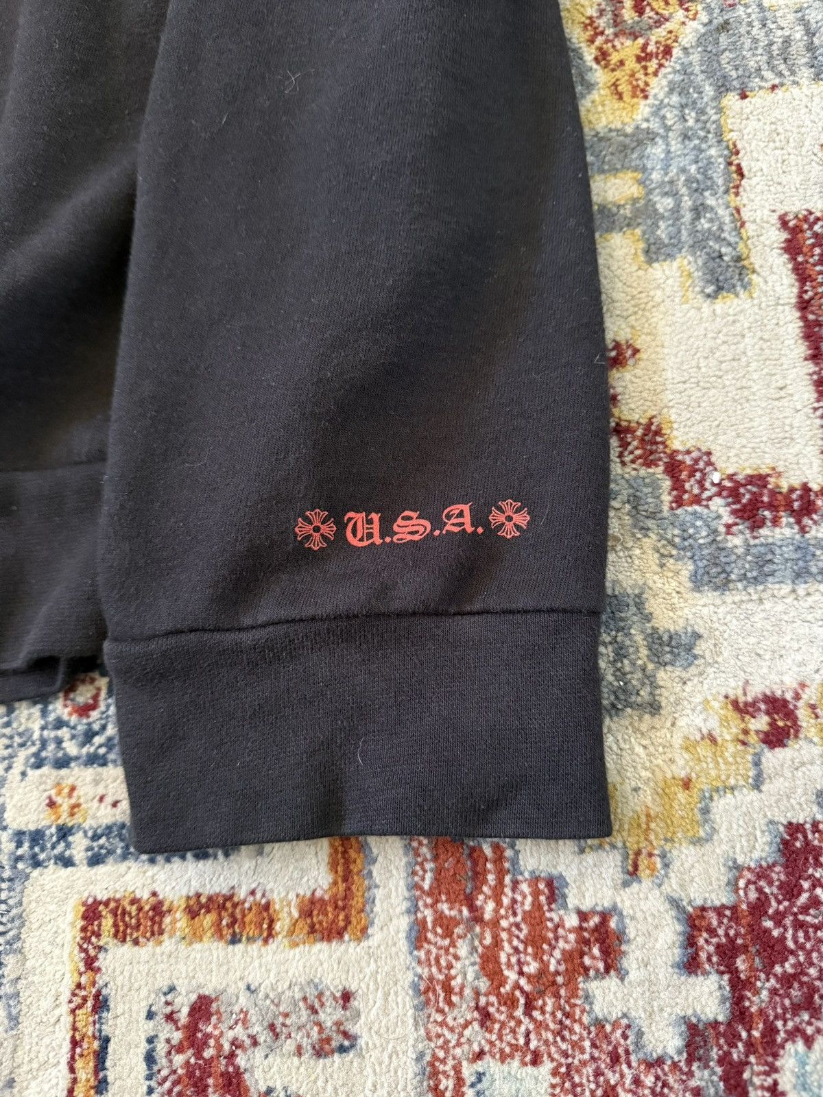 Chrome Hearts CHROME HEARTS Sleeve Logo Horseshoe Hoodie XL Size US XL / EU 56 / 4 - 4 Thumbnail