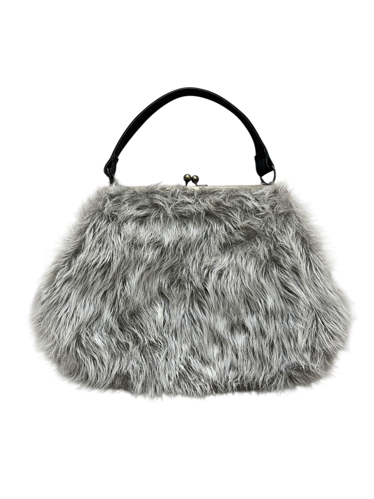 Katharine Hamnett London 1990s Katharine Hamnett London Fur Handle Bag Size ONE SIZE - 1 Thumbnail