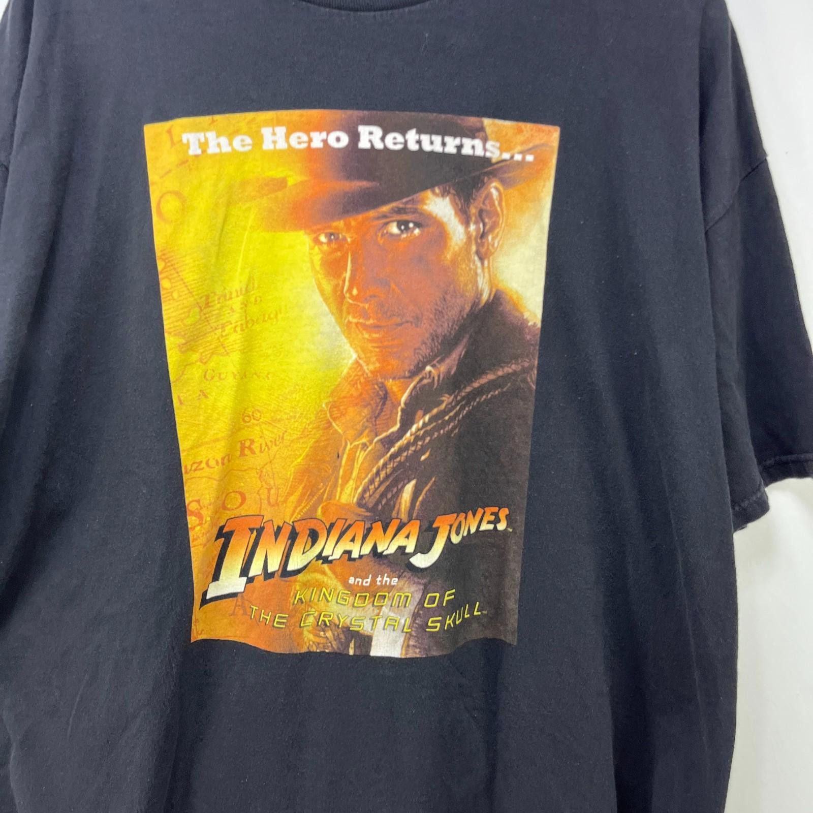 Other Vintage Indiana Jones Crystal Skull Movie Promo T Shirt 2XL Size US XXL / EU 58 / 5 - 2 Thumbnail