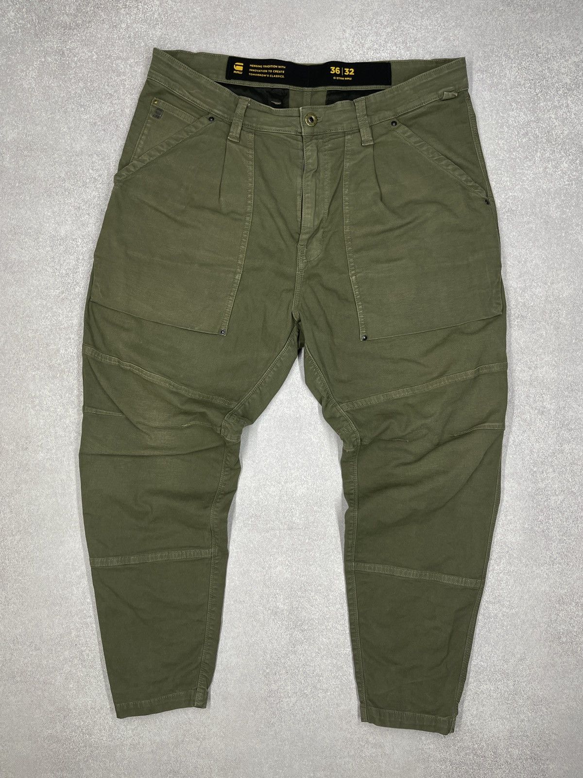 G-Star Mens G Star Raw Fatigue Relaxed Tapered Cargo Pants Size 36 Size US 36 / EU 52 - 8 Thumbnail