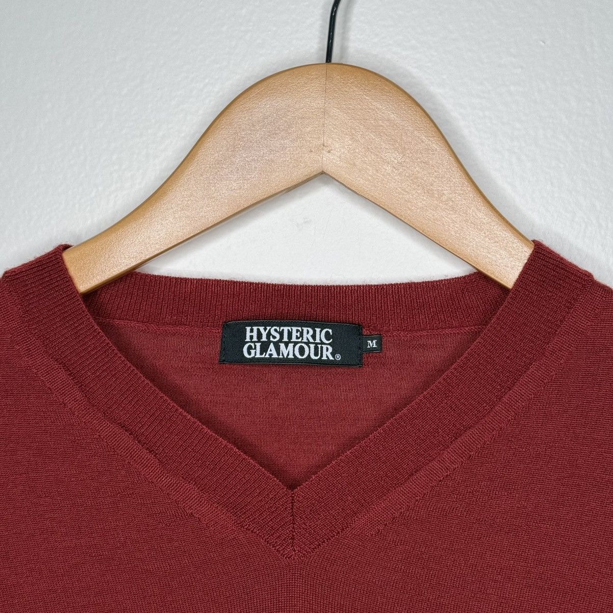 Hysteric Glamour Hysteric Glamour Wool V-Neck Sweater S-M Size US M / EU 48-50 / 2 - 3 Thumbnail