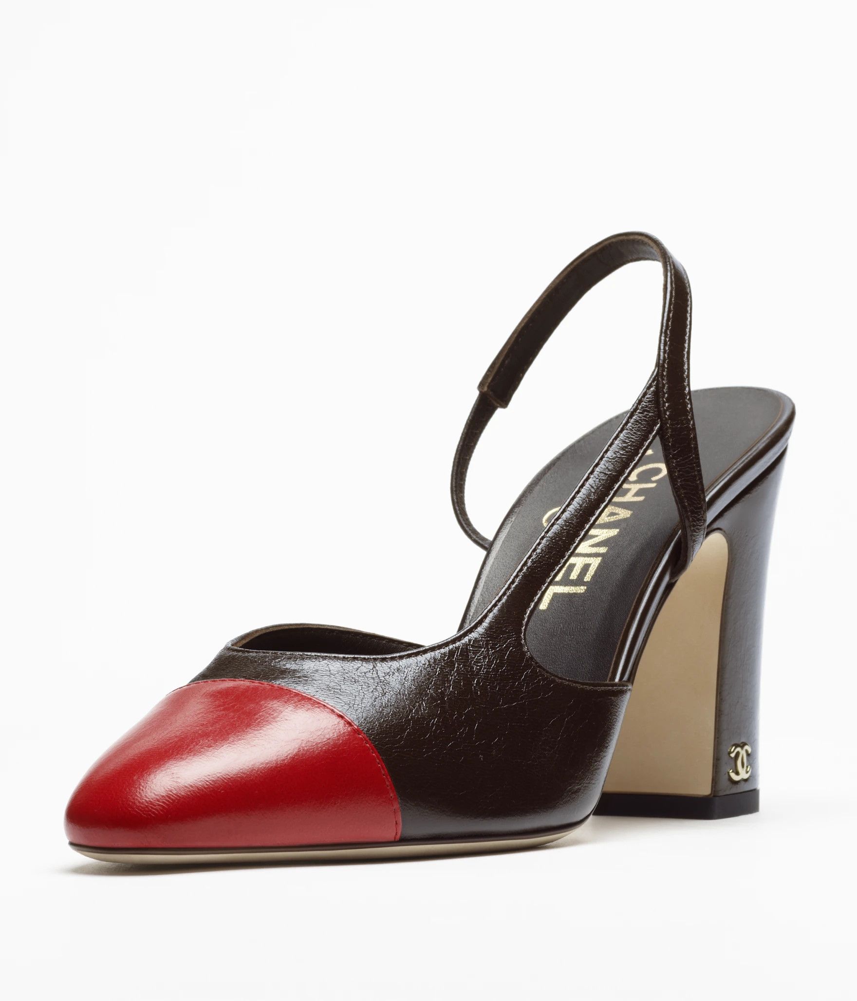 Chanel 26S Blazy Red CC Coco Sling Slingback Block Heel Pump 41c Size US 11 / IT 41 - 7 Thumbnail